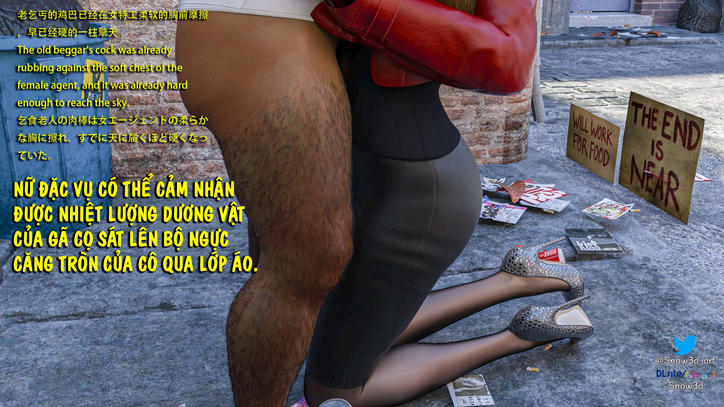 HentaiVN.net - Ảnh 54 - Ada Wong Và Kẻ Ăn Mày - Chap 2
