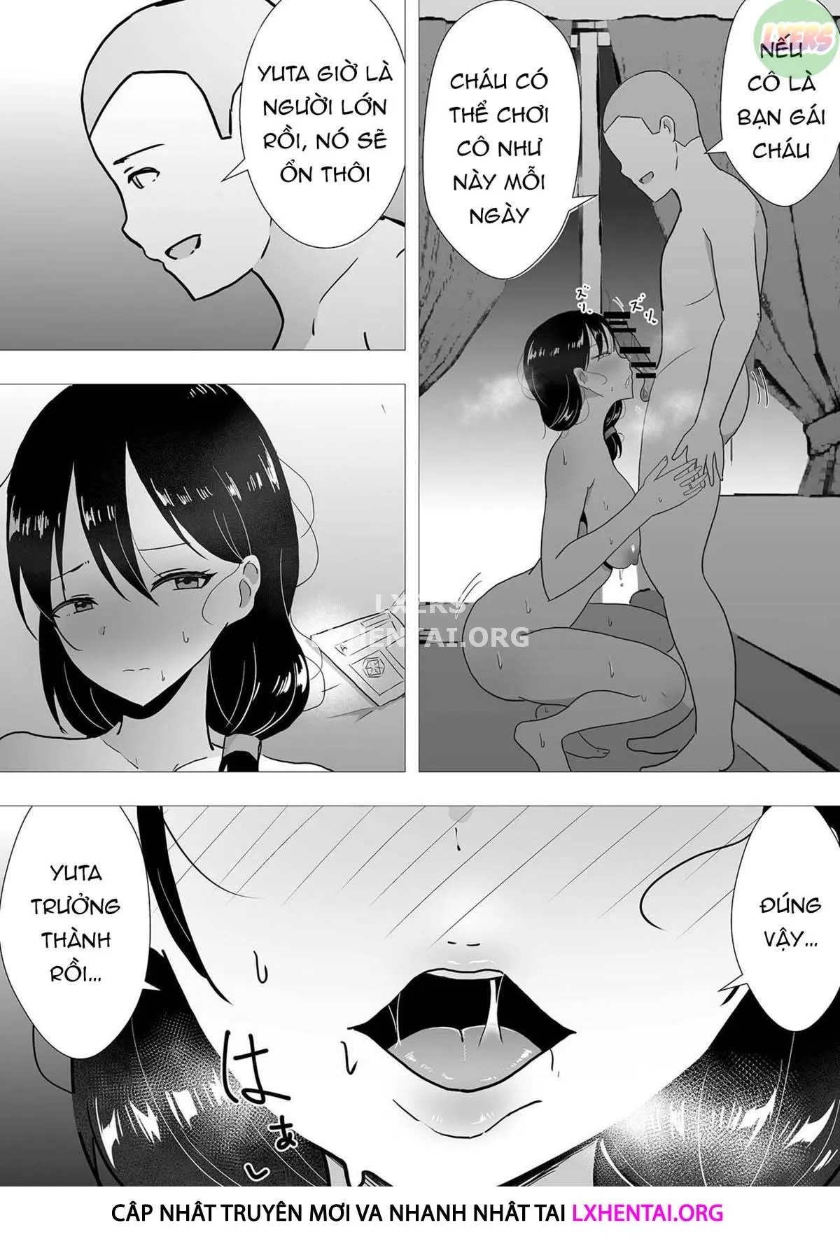 HentaiVN.net - Ảnh 53 - TomoKano Kaa-chan~ Daisuki na Ore no Hahaoya wa Aho na Shinyuu no Kanojo~ [My Mom Is My Friend's Girlfriend] - Chap 2