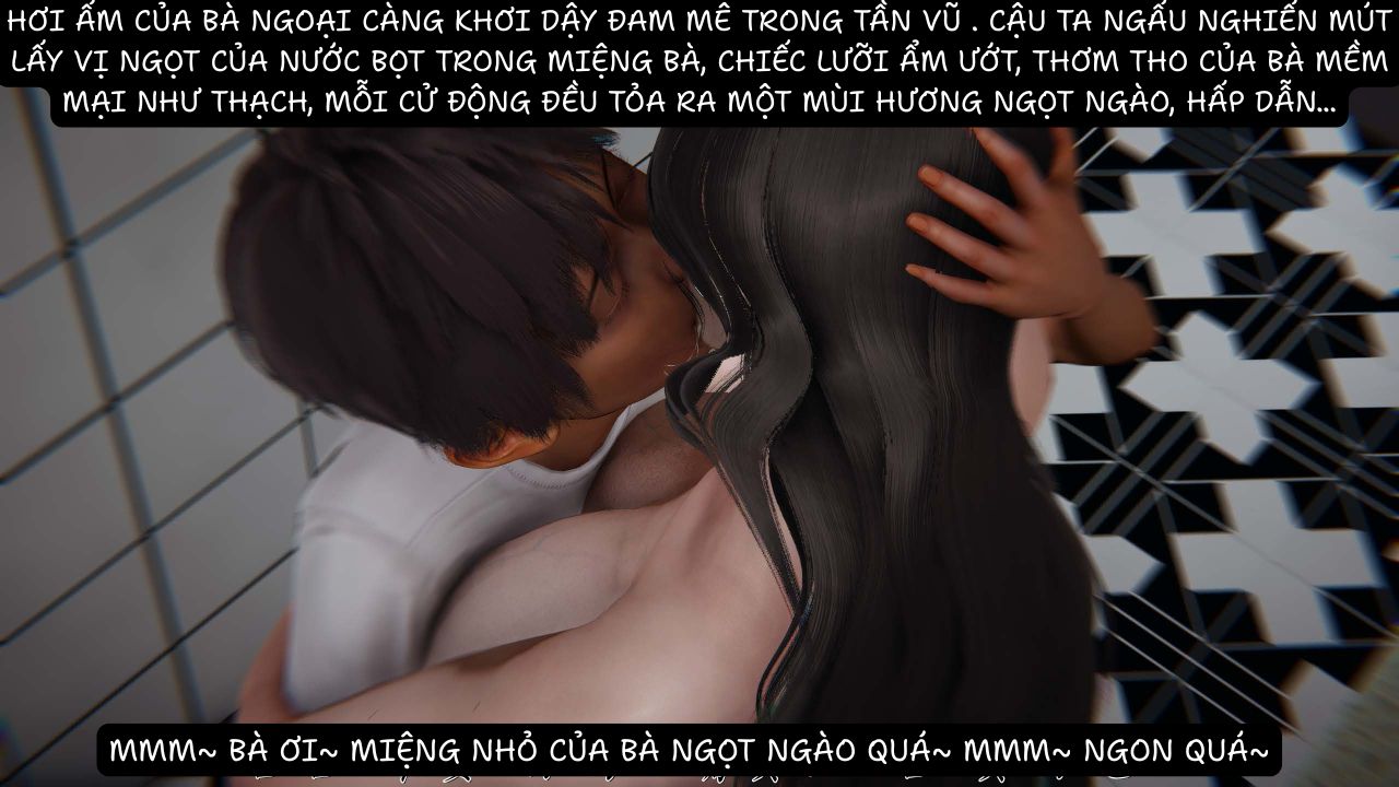 HentaiVN.net - Ảnh 19 - Hệ Thống Thôi Miên Loạn Luân - Chương 1.2 : Đụ Bà Mạnh Nữa Đi Cháu Yêu