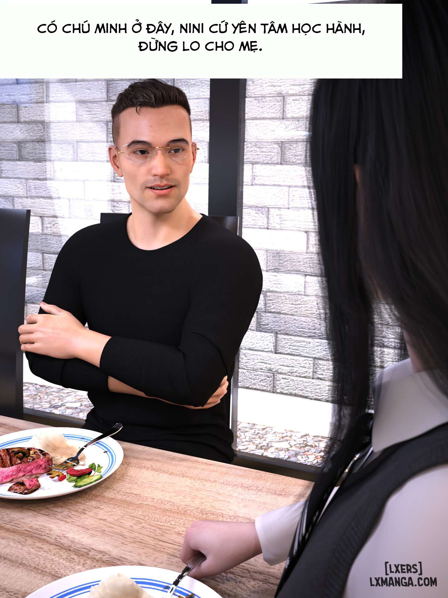 HentaiVN.net - Ảnh 54 - Chăm Sóc Vợ Và Con Gái Thằng Bạn - Chapter 2