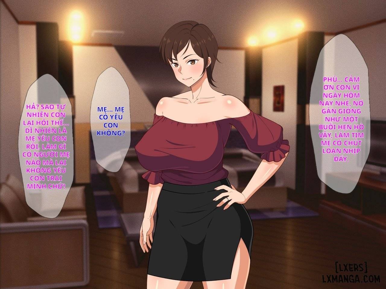 HentaiVN.net - Ảnh 53 - My Mother is Scary when Angry but Her Moans Are so Cute - Oneshot