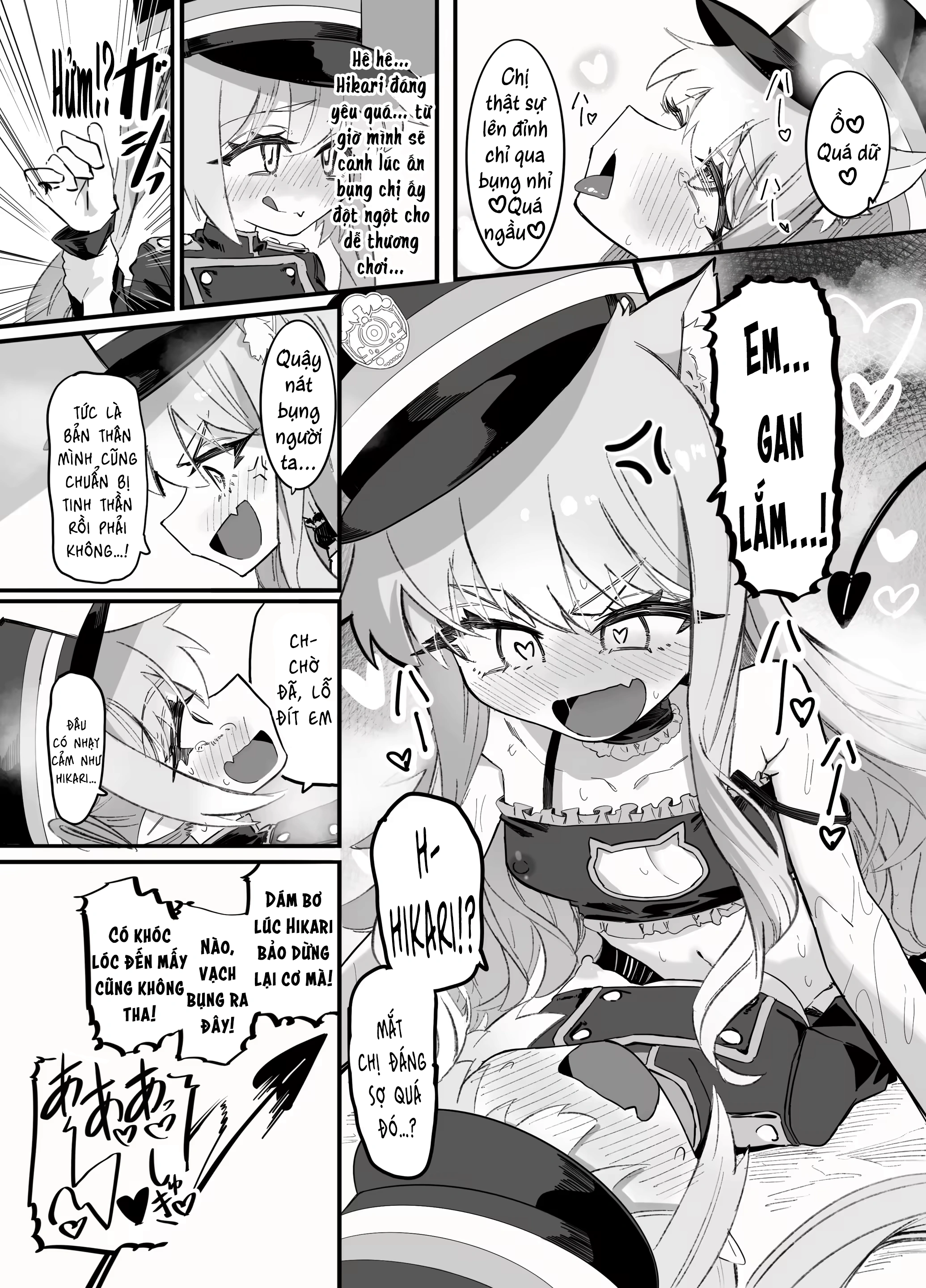 HentaiVN.net - Ảnh 55 - Nozomi Hikari & Đoàn Tàu Yuri Xình Xịch - Oneshot: Sếch Bùng Lổ