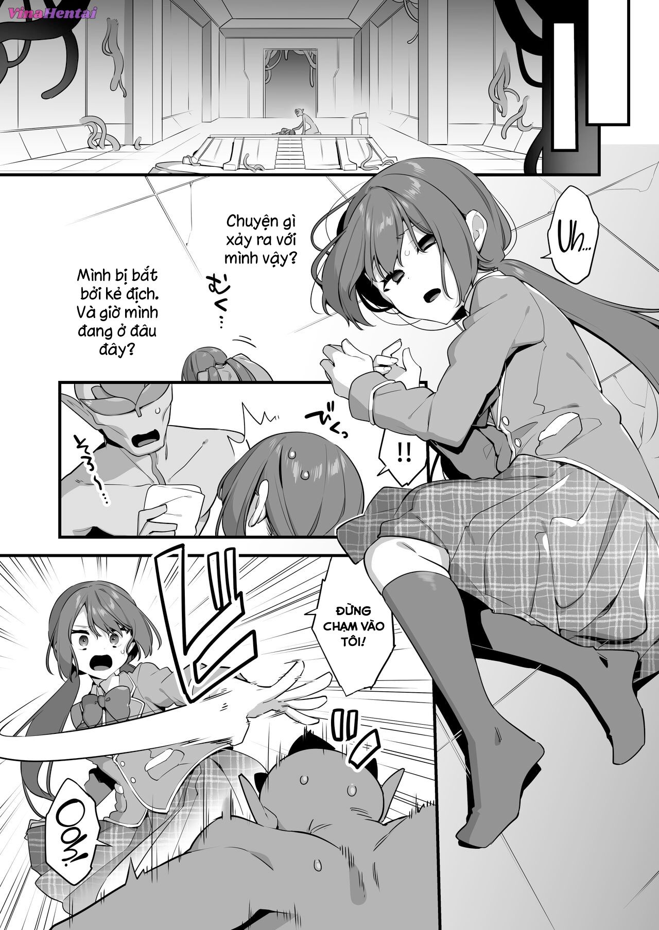 HentaiVN.net - Ảnh 55 - Aku no Tesaki ni Natta node. ~Mahou Shoujo o Ryoujoku Shimasu~ 2 - Chap 1