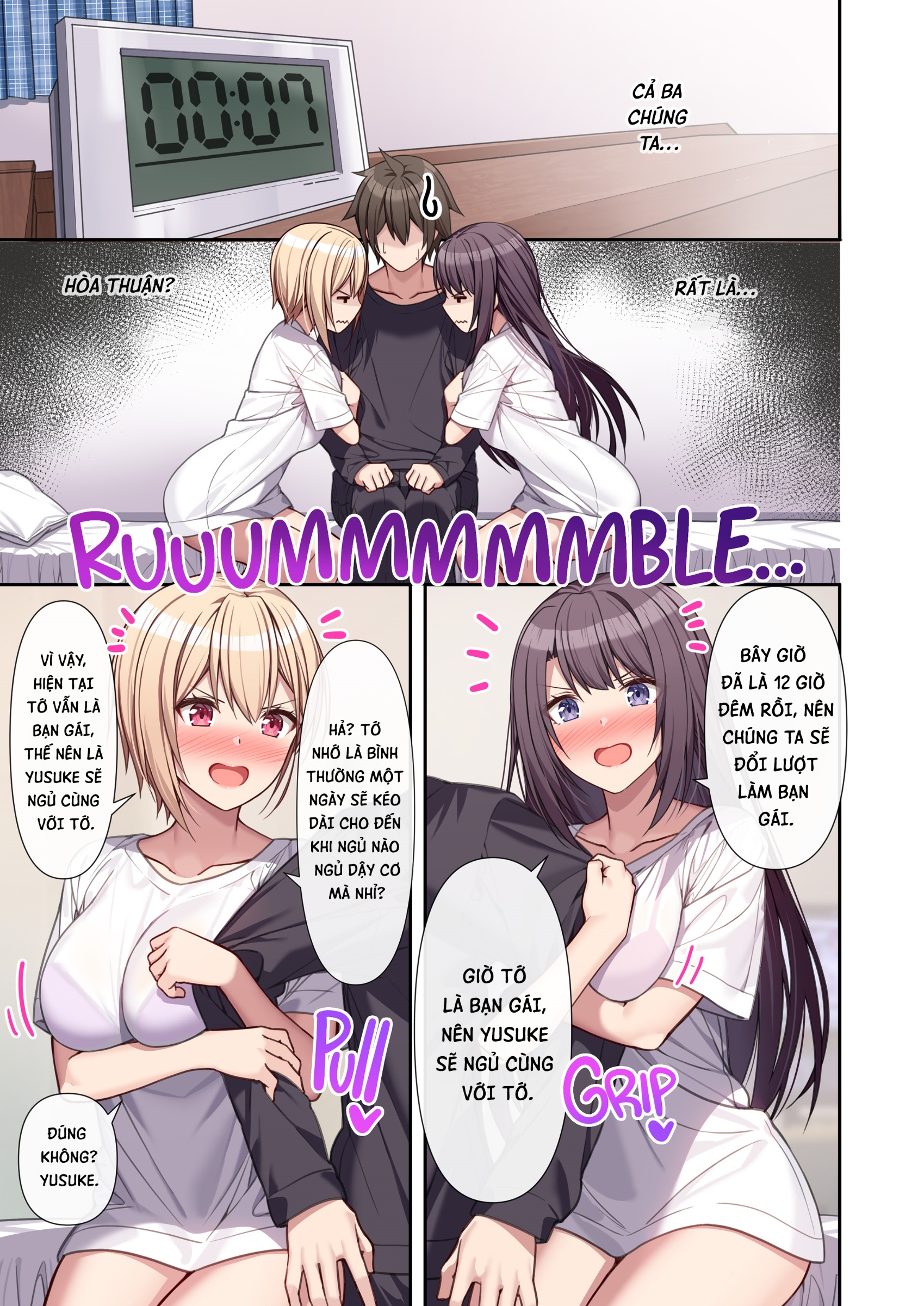 HentaiVN.net - Ảnh 55 - Bạn gái luân phiên - Mối tình tay ba - Oneshot