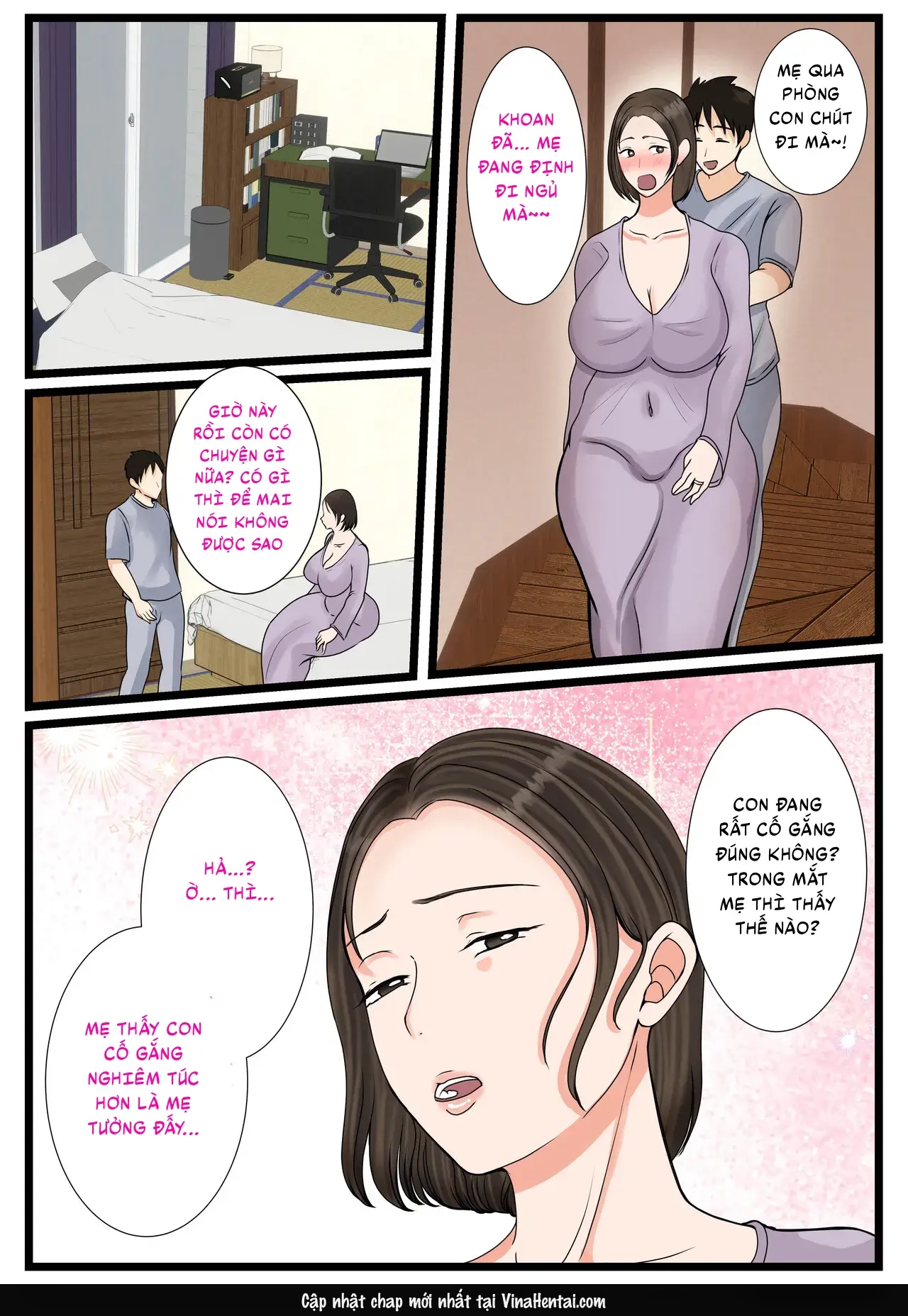 HentaiVN.net - Ảnh 55 - Mẹ nhà Oba ~Ngày thường phục tùng mọi ham muốn của con trai~ - Oneshot