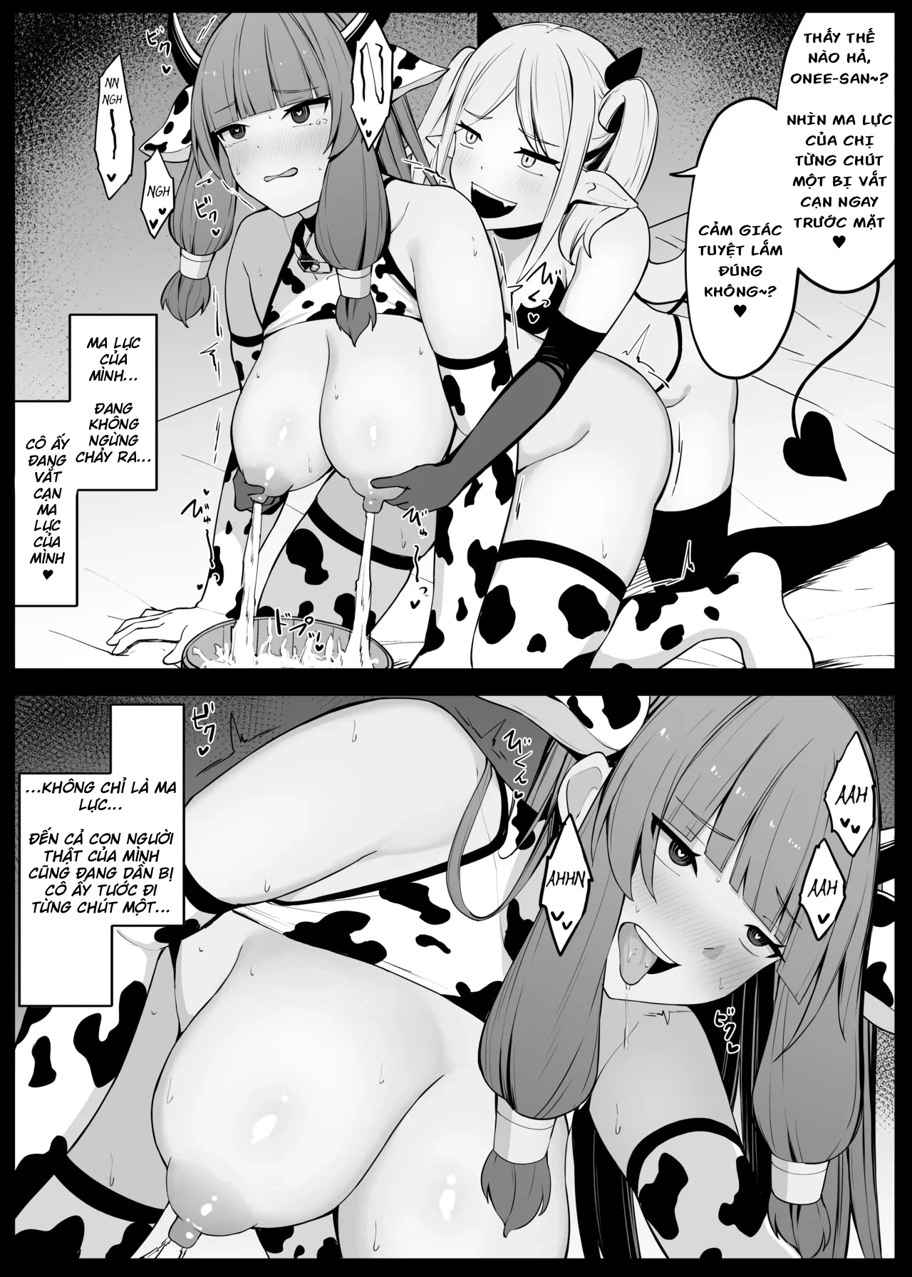 HentaiVN.net - Ảnh 54 - Câu chuyện về nữ phù thủy mạnh nhất bị một succubus mê hoặc và đánh bại. - Oneshot