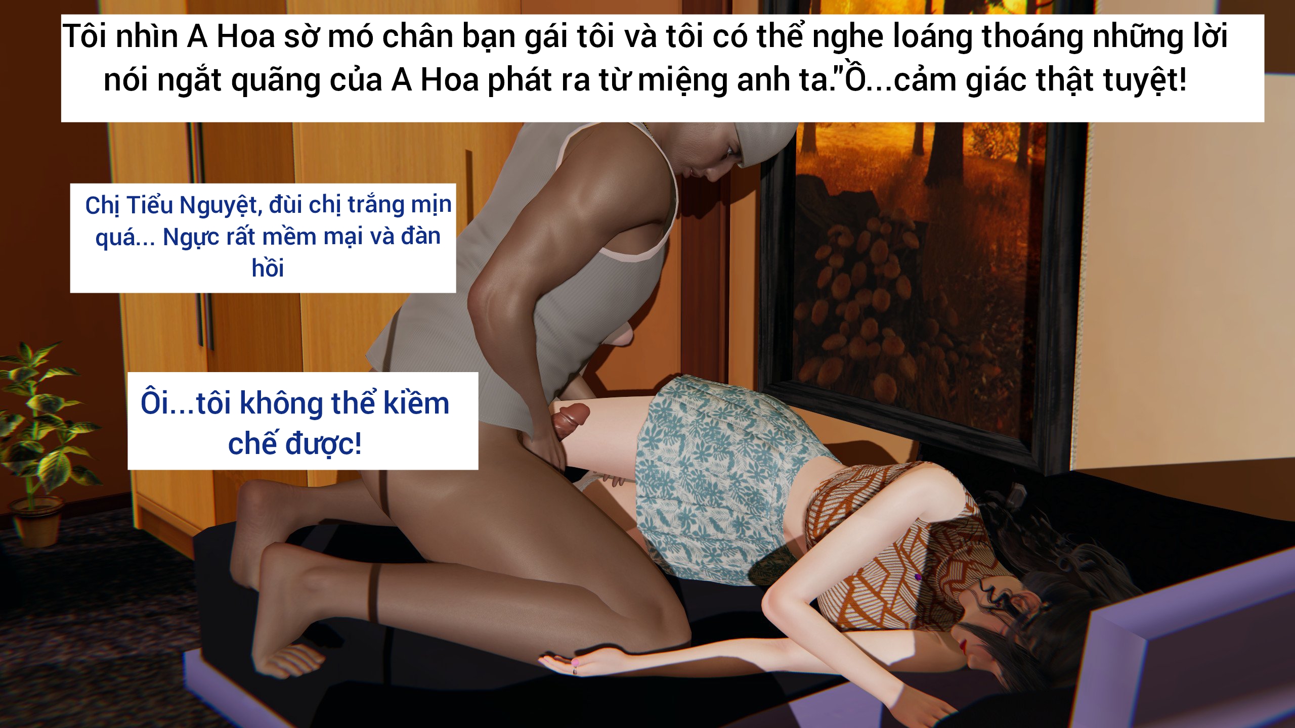 HentaiVN.net - Ảnh 56 - Vạch trần bạn gái Tiểu Nguyệt - Chap3: buổi tụ họp