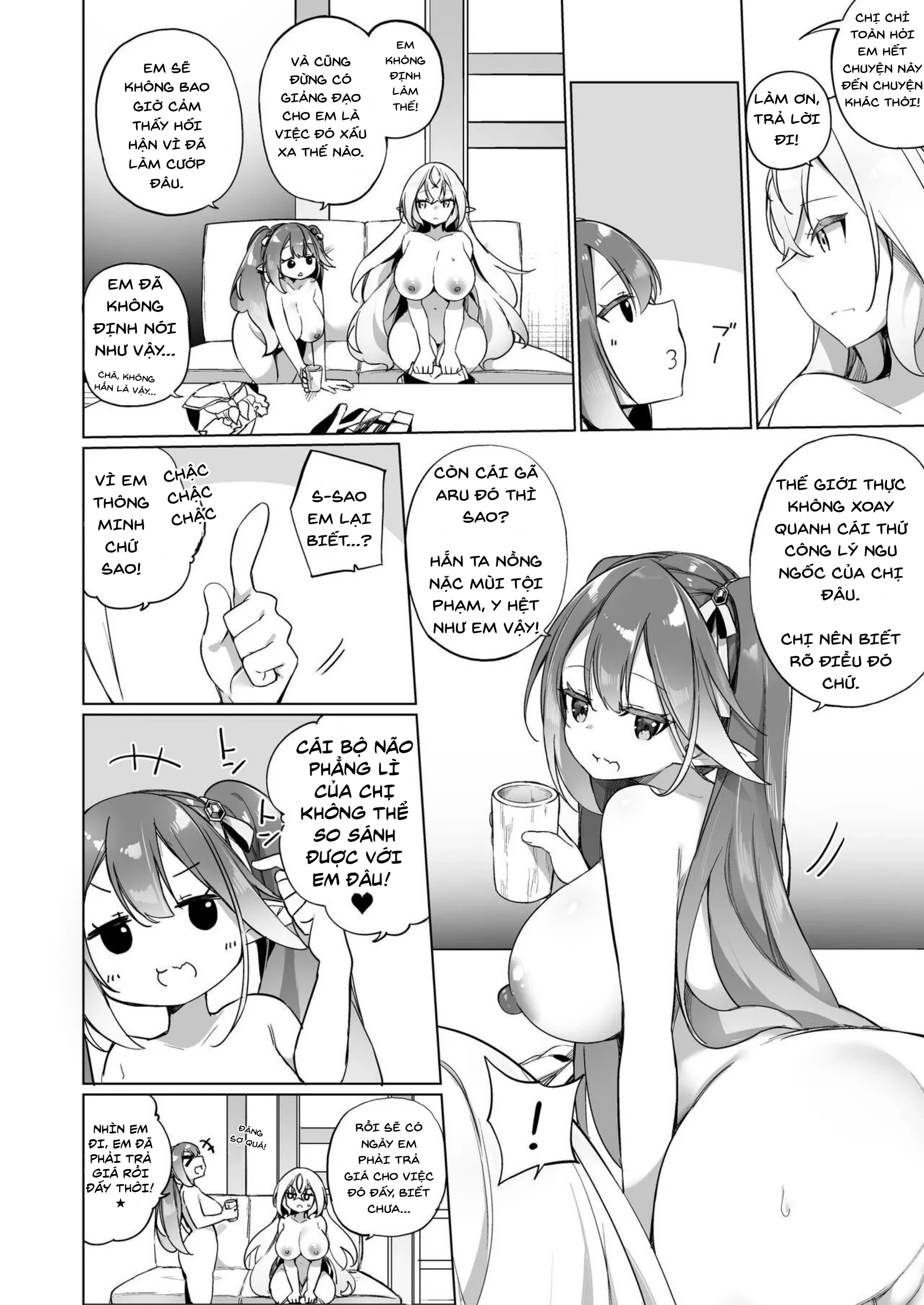 HentaiVN.net - Ảnh 16 - Tên Thủ Lĩnh Cướp Hóa Thành Một Bé Elf Hư Hỏng 2 – Thuốc Elf hóa (Phần 3) - Oneshot