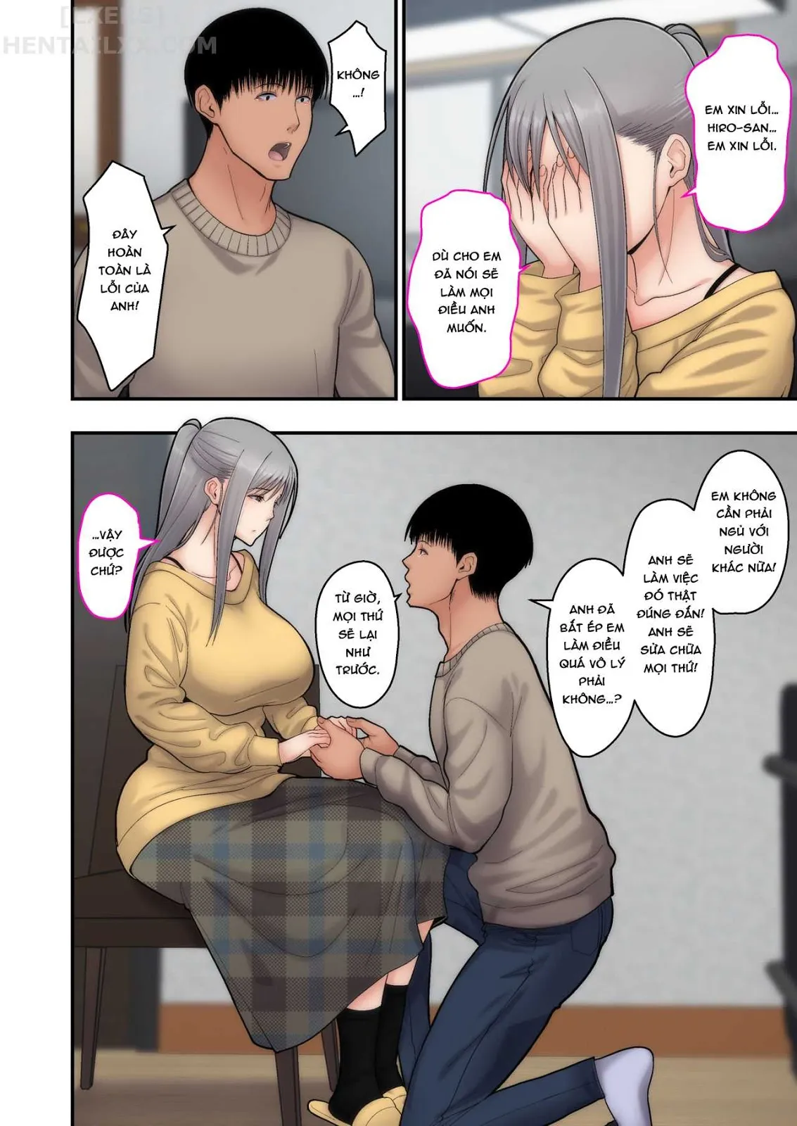 HentaiVN.net - Ảnh 54 - Tsuma Omoi, Netorase [Let me steal your wife's feelings] - Chap 2