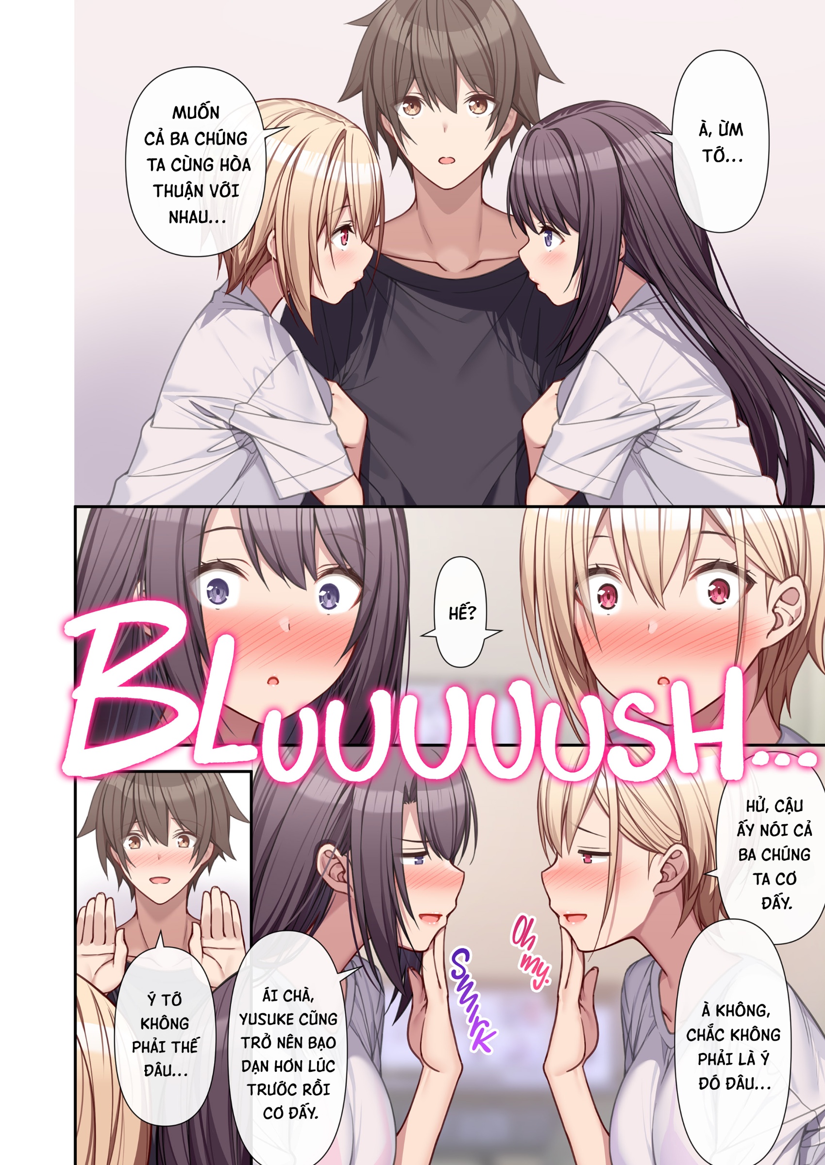 HentaiVN.net - Ảnh 56 - Bạn gái luân phiên - Mối tình tay ba - Oneshot