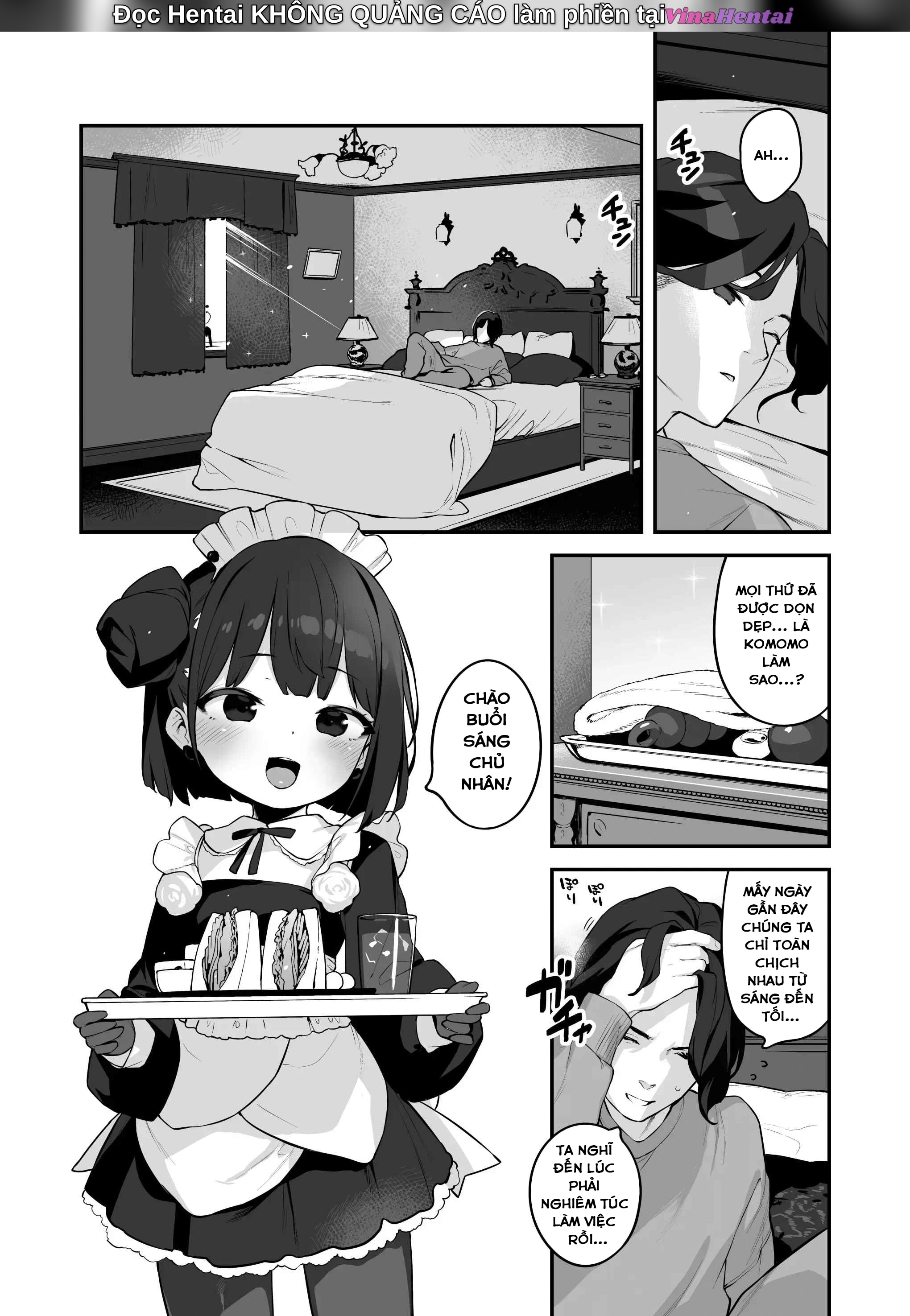HentaiVN.net - Ảnh 55 - Komomo là một bé hầu gái ♥ loli - Chap 1