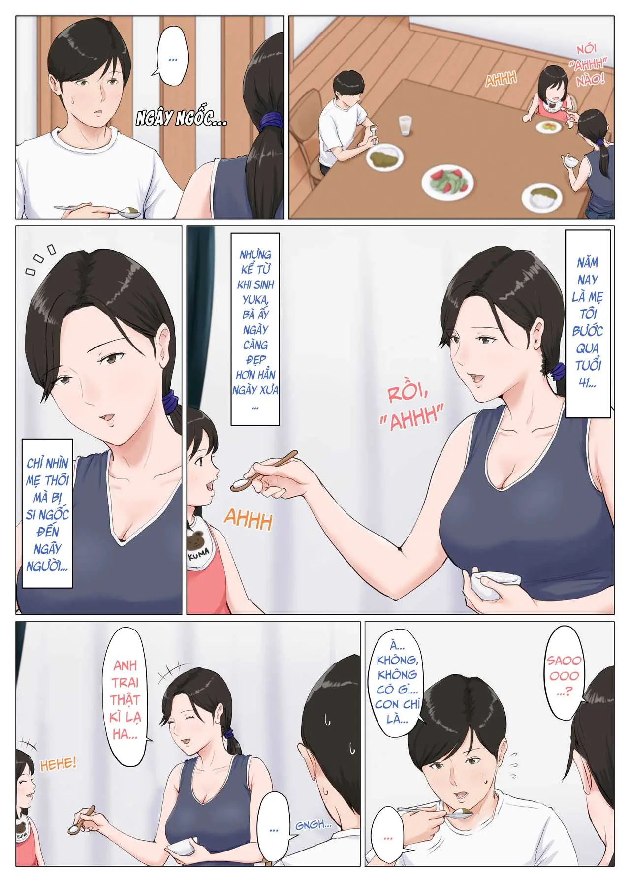 HentaiVN.net - Ảnh 57 - Zoku Kaa-san Ja Nakya Dame Nan Da!! - Chap 6