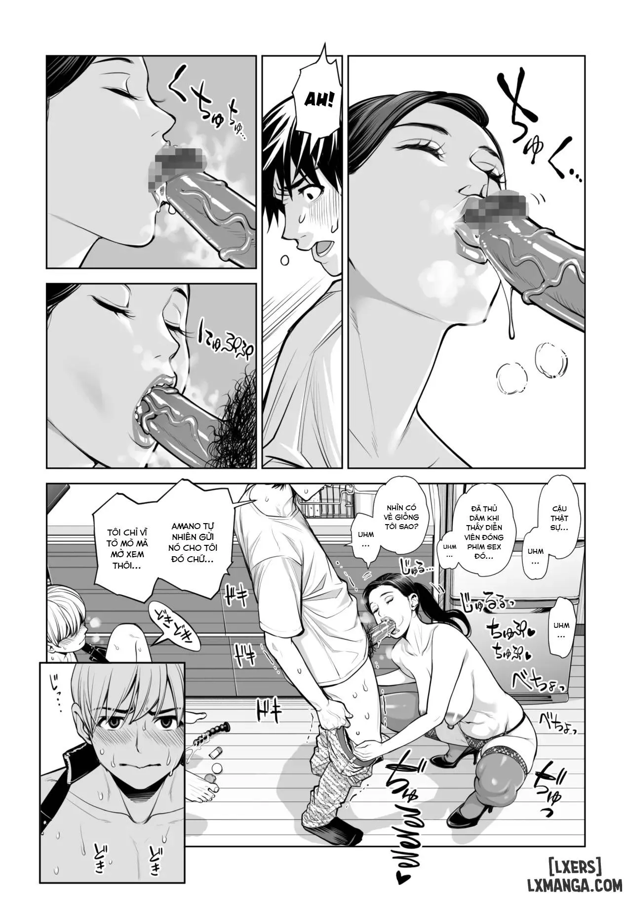 HentaiVN.net - Ảnh 56 - Kurokami Onna no Fudeoroshi ~Sō, Motto Oku ni Dashite 2 - Oneshot