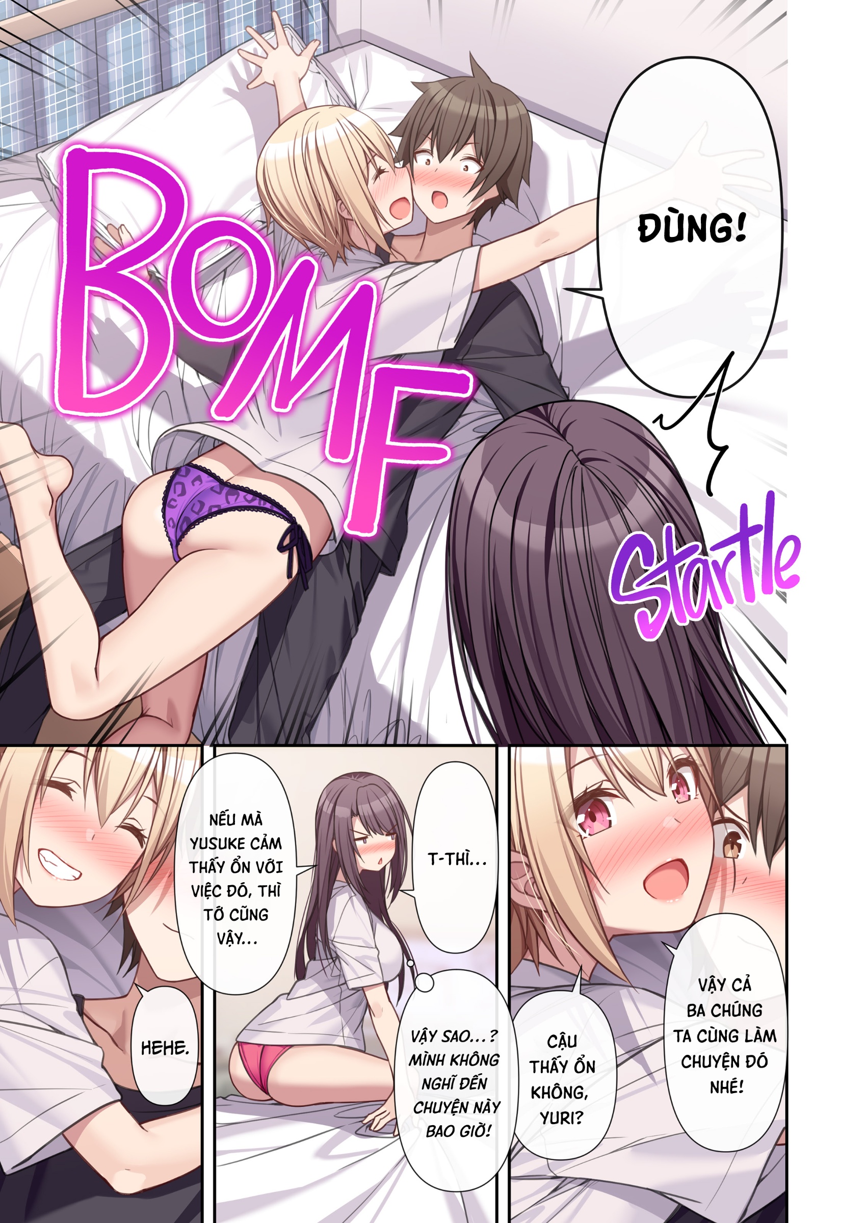 HentaiVN.net - Ảnh 57 - Bạn gái luân phiên - Mối tình tay ba - Oneshot