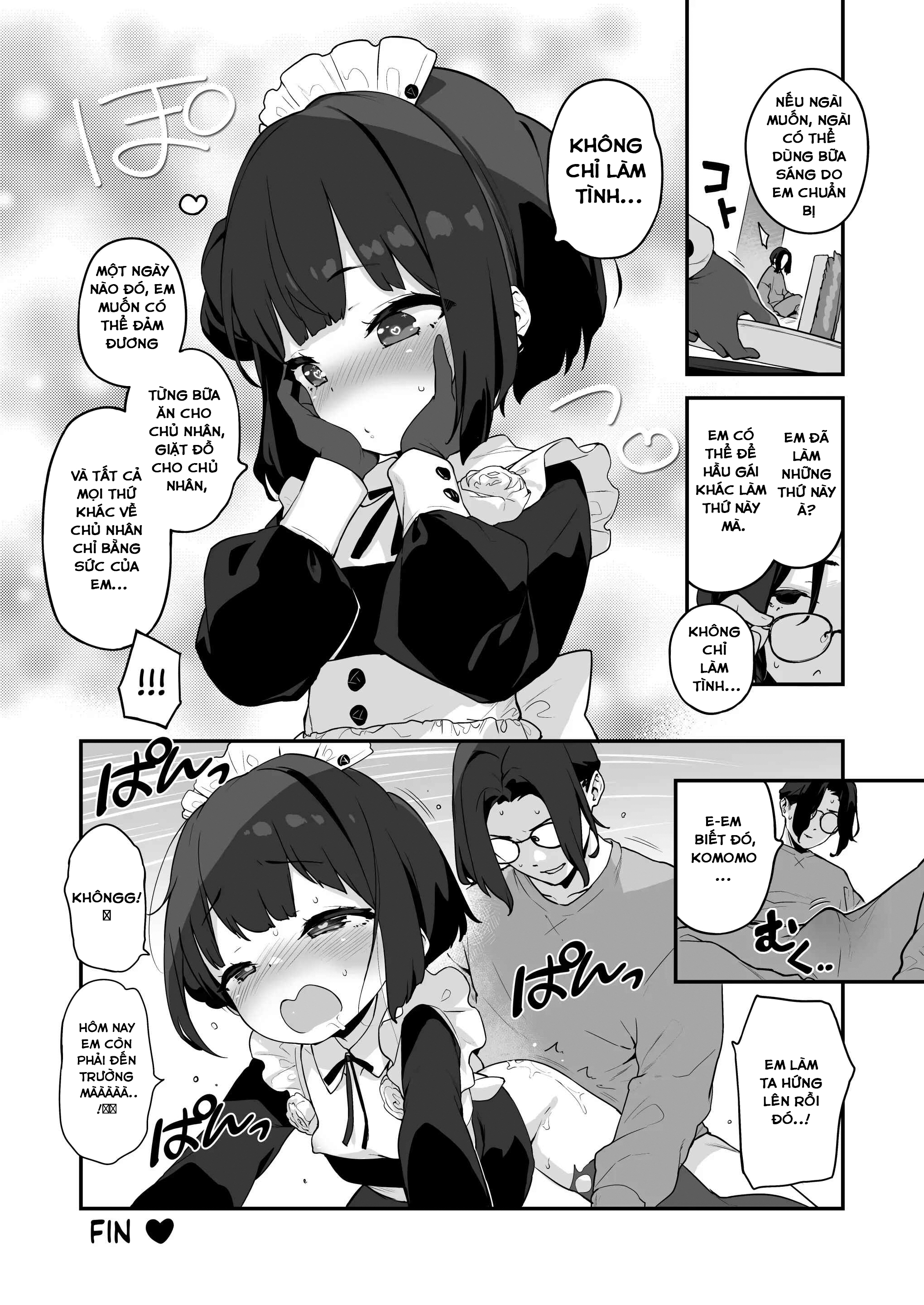 HentaiVN.net - Ảnh 56 - Komomo là một bé hầu gái ♥ loli - Chap 1