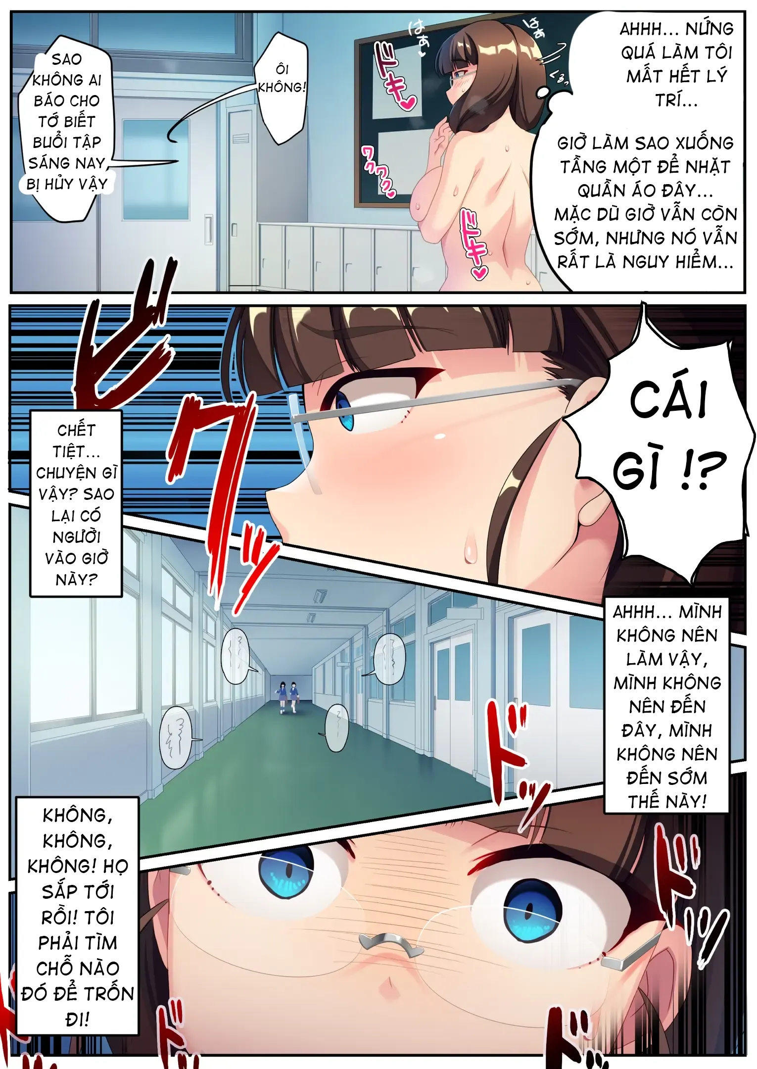 HentaiVN.net - Ảnh 8 - Nude Masturbation Manga In The Classroom - Chap 1