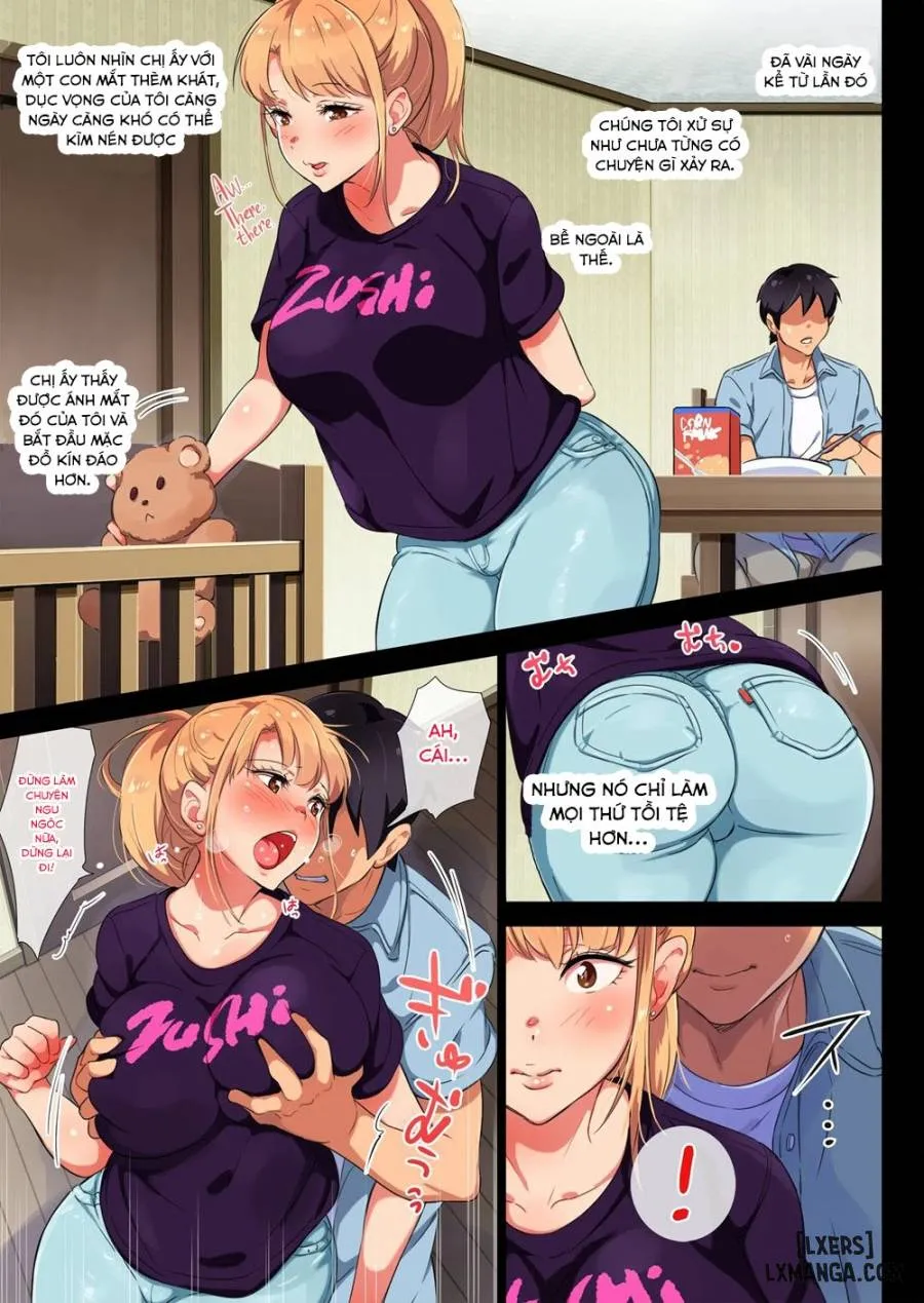 HentaiVN.net - Ảnh 10 - Tình Chị Em Cảm Động~ [Ane wa Yanmama Junyuuchuu in Jikka; My Former-Delinquent Sister is Breastfeeding at Home] - Oneshot