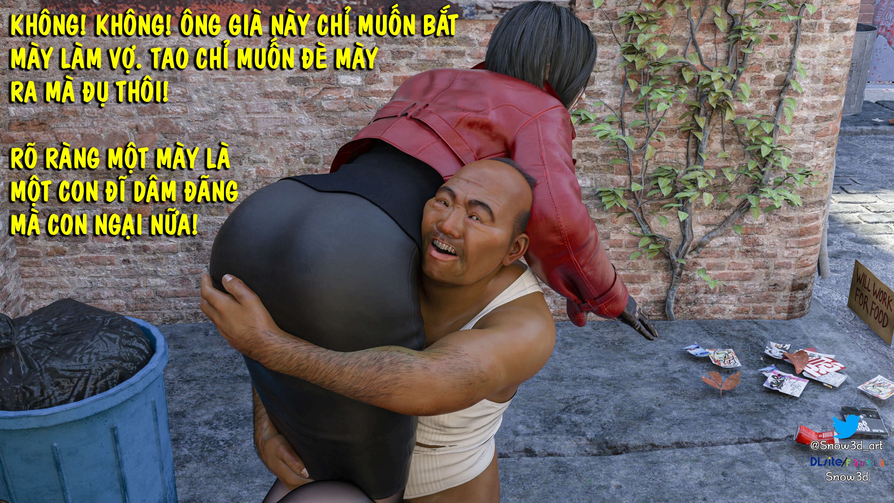HentaiVN.net - Ảnh 59 - Ada Wong Và Kẻ Ăn Mày - Chap 2