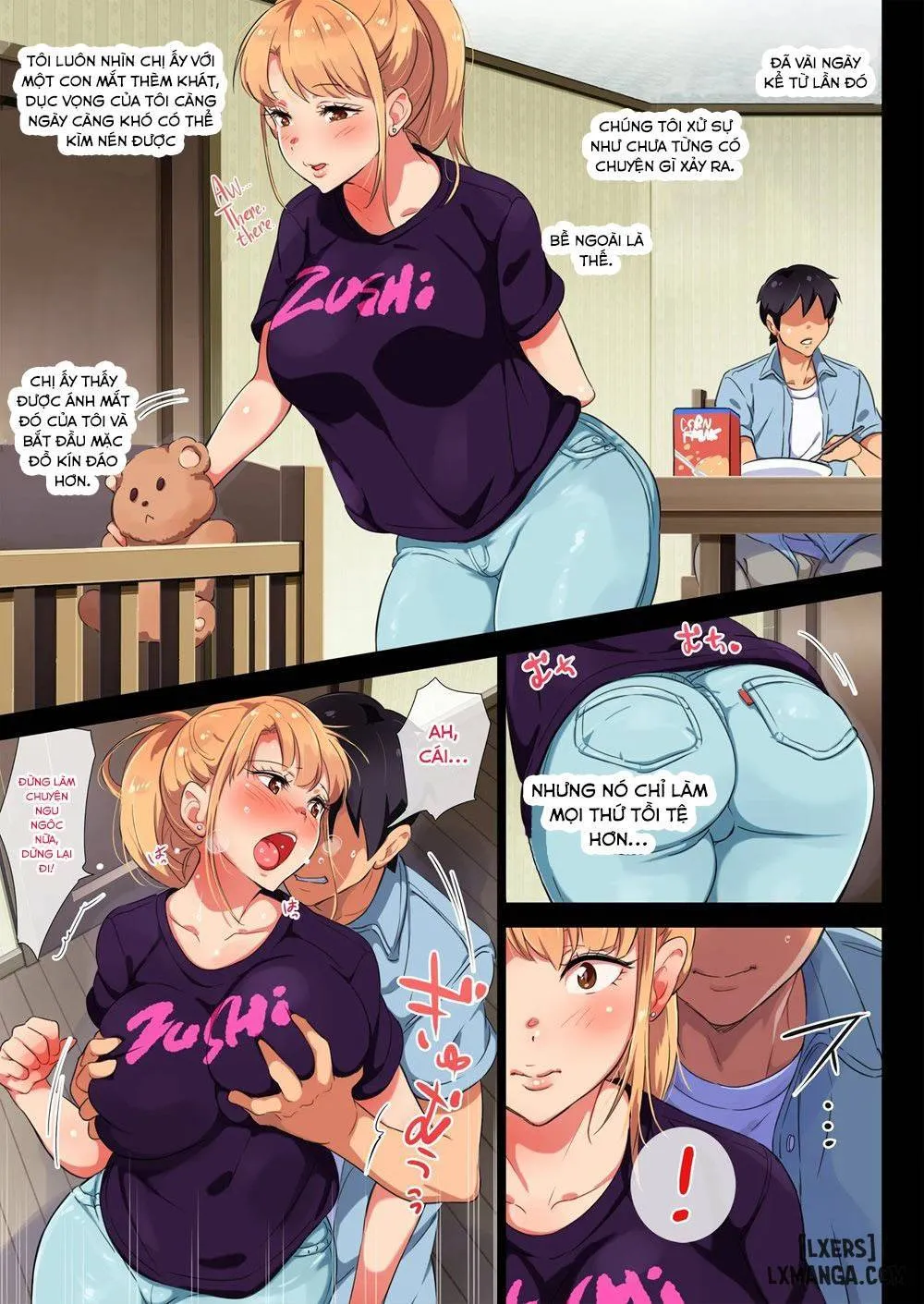 HentaiVN.net - Ảnh 57 - Tình Chị Em Cảm Động~ [Ane wa Yanmama Junyuuchuu in Jikka; My Former-Delinquent Sister is Breastfeeding at Home] - 1-5