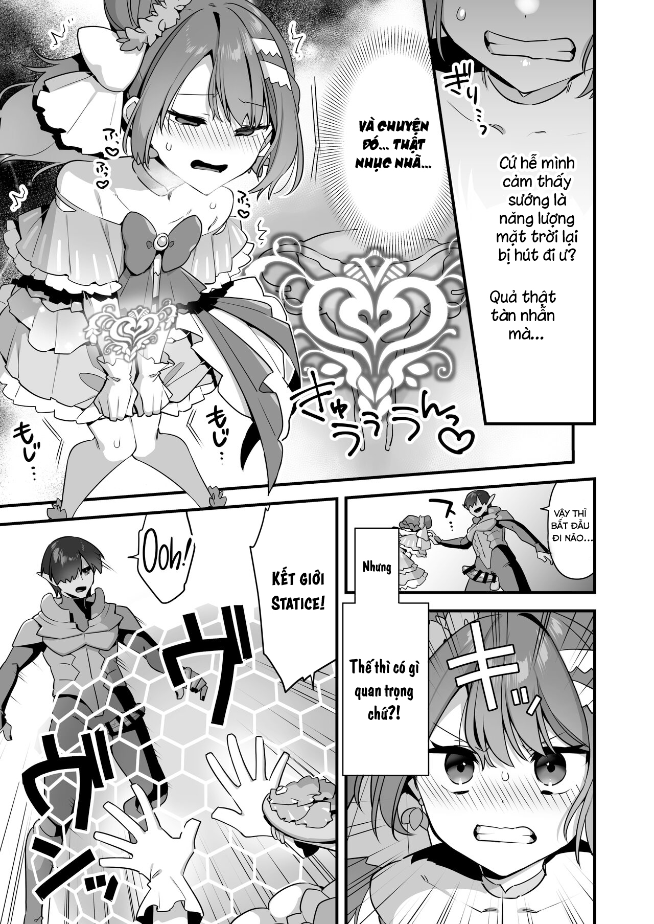 HentaiVN.net - Ảnh 59 - Aku no Tesaki ni Natta node. ~Mahou Shoujo o Ryoujoku Shimasu~ 2 - Chap 1