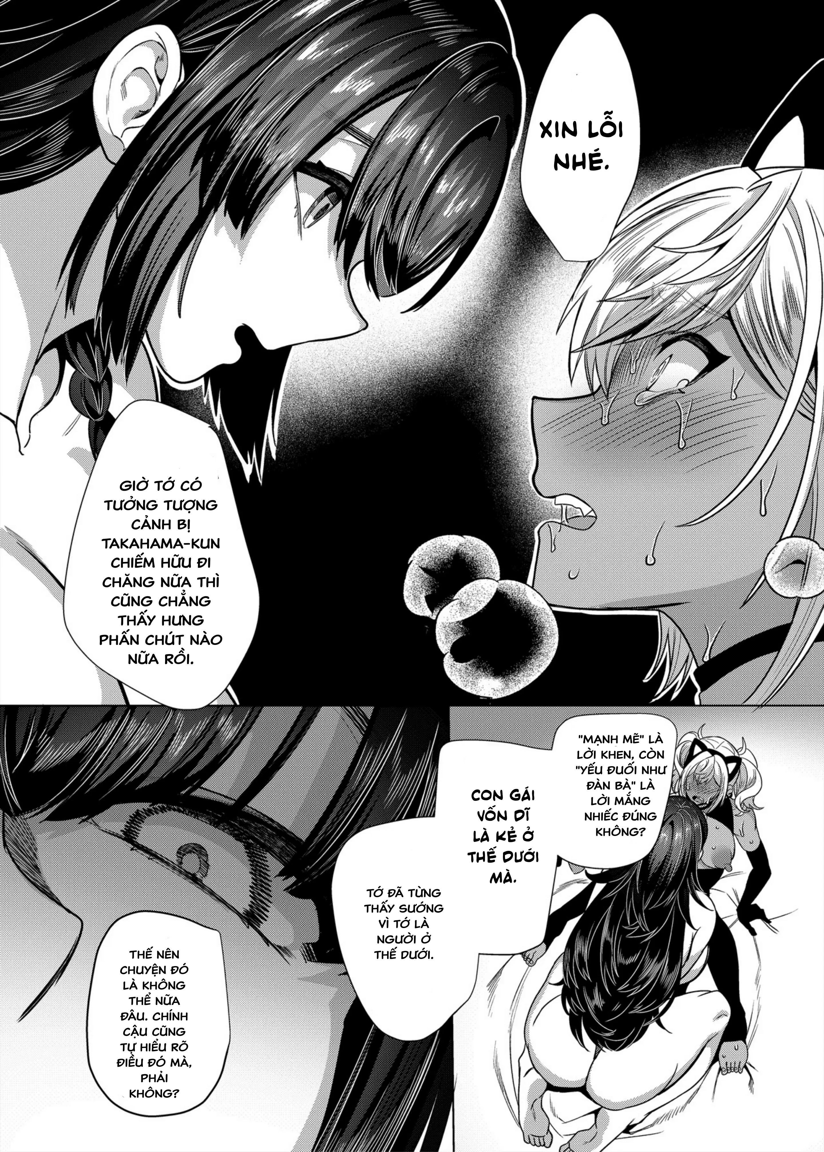HentaiVN.net - Ảnh 59 - Takahama-Kun ♀(hóa nữ) Hoàn Toàn Nghe Lời Cô Bạn Gái Máu M - Oneshot(dài)