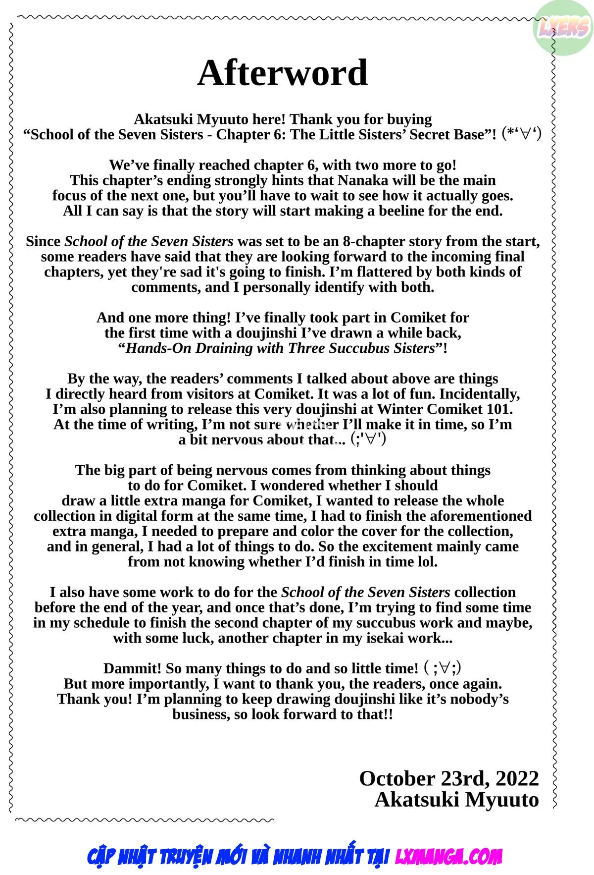 HentaiVN.net - Ảnh 59 - Thiên đường của Nanaka ~ Ngôi trường vùng quê với dàn harem mỹ nữ - Chap 6: The Little Sisters Secret Base