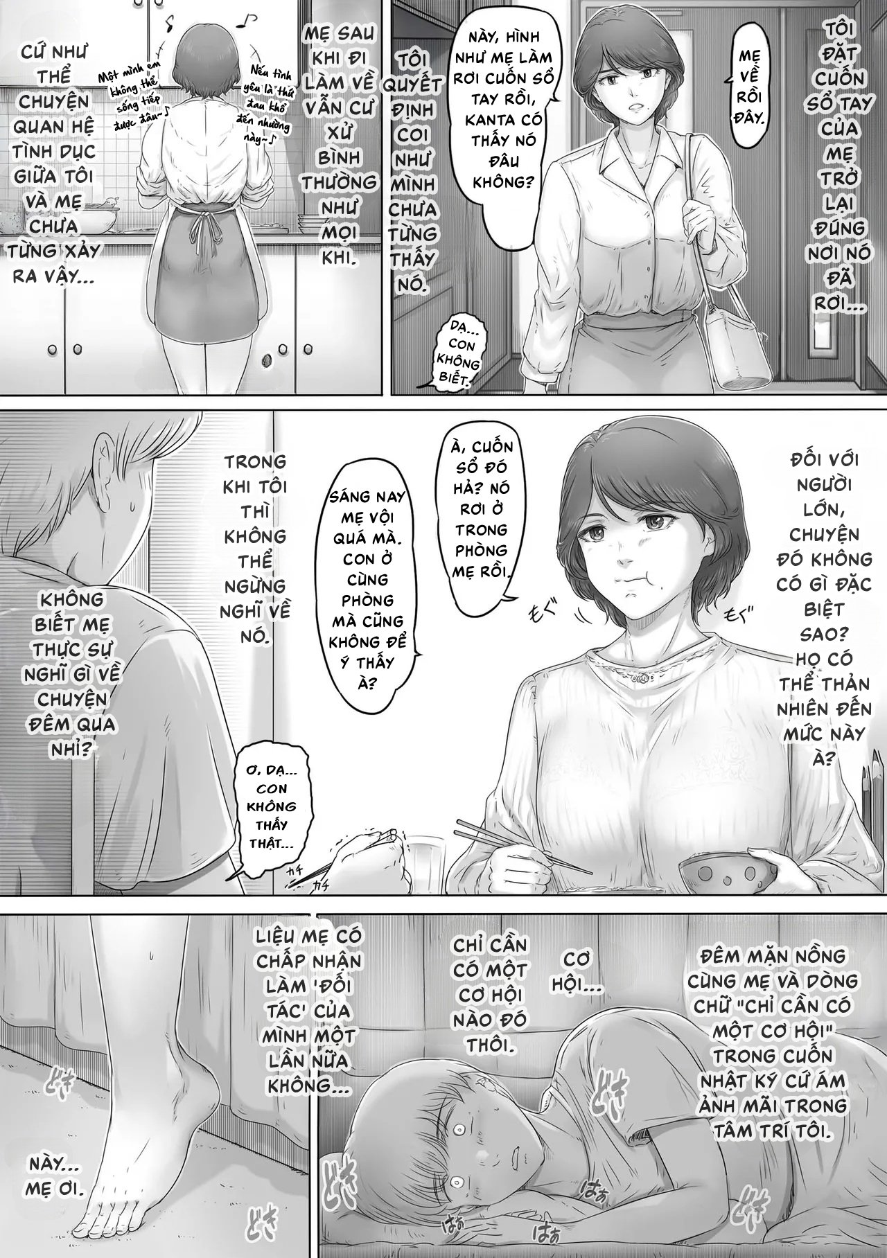 HentaiVN.net - Ảnh 60 - Nếu mẹ nhìn thấy nhật ký của tôi - Oneshot