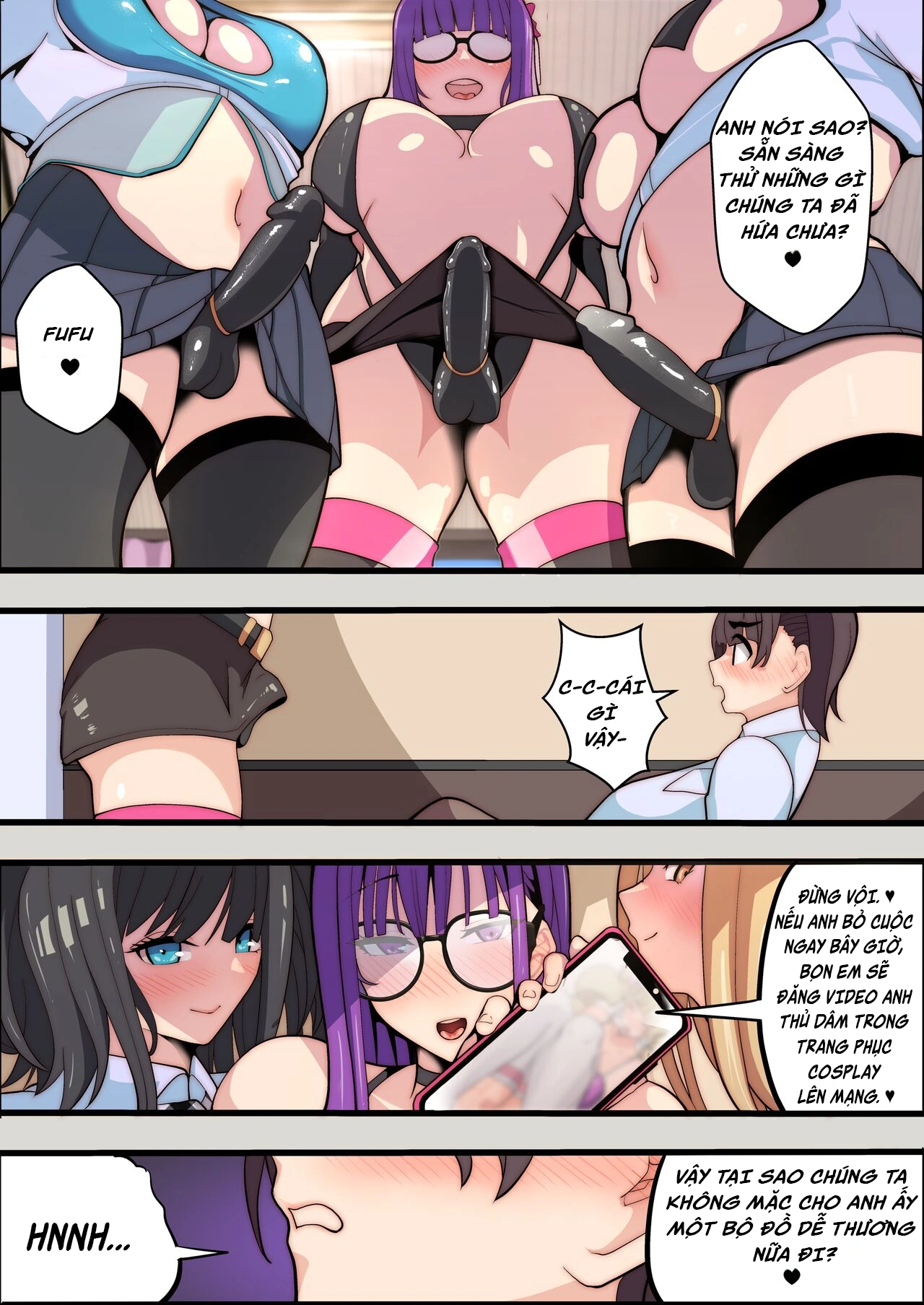 HentaiVN.net - Ảnh 6 - [Không che] Bị gái trong câu lạc bộ cosplay của tôi địt tung lỗ đít - Oneshot