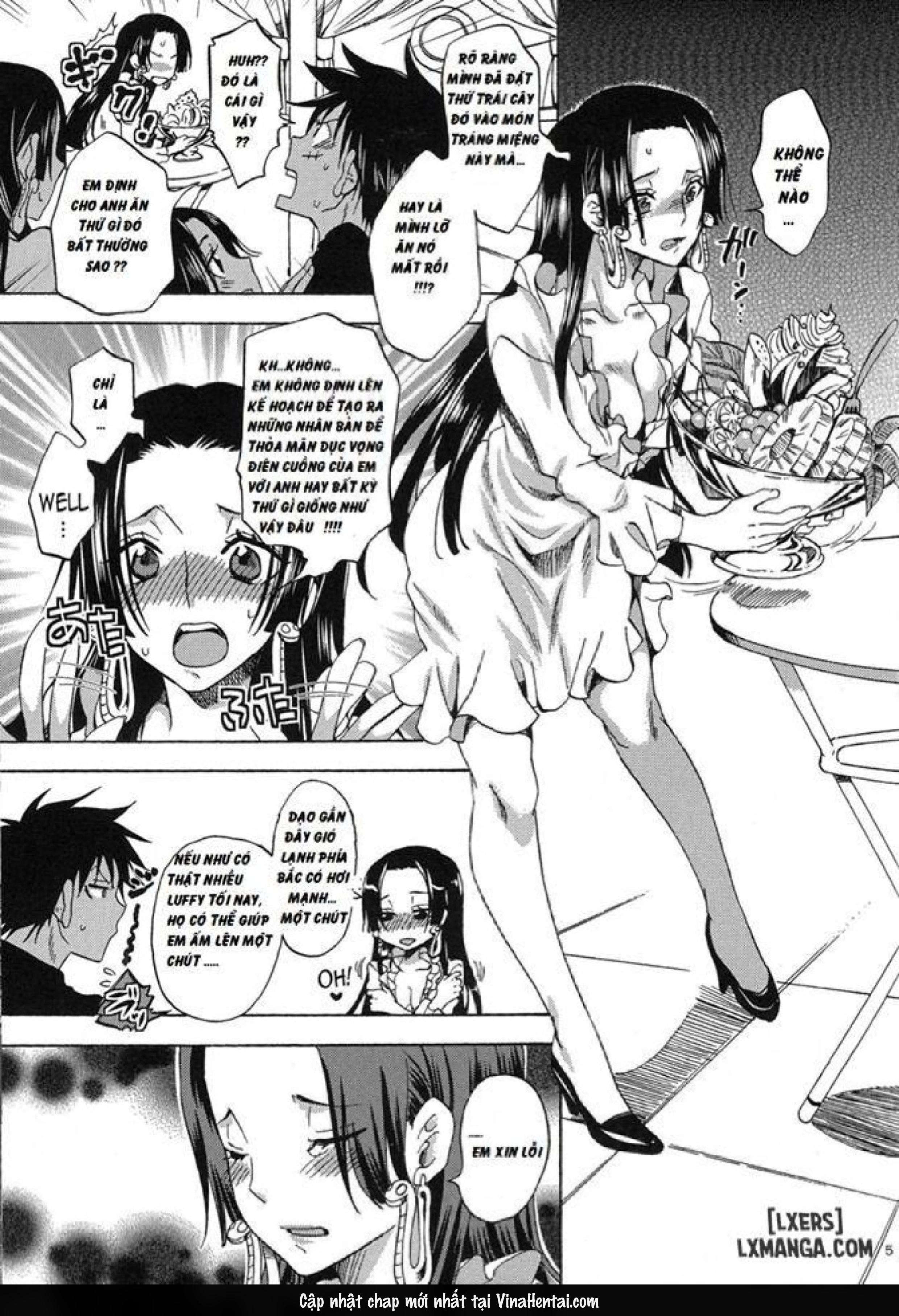 HentaiVN.net - Ảnh 4 - [Yu-ri (Kurione-Sha)] Meromero Ha~rem★ (One Piece) - Oneshot