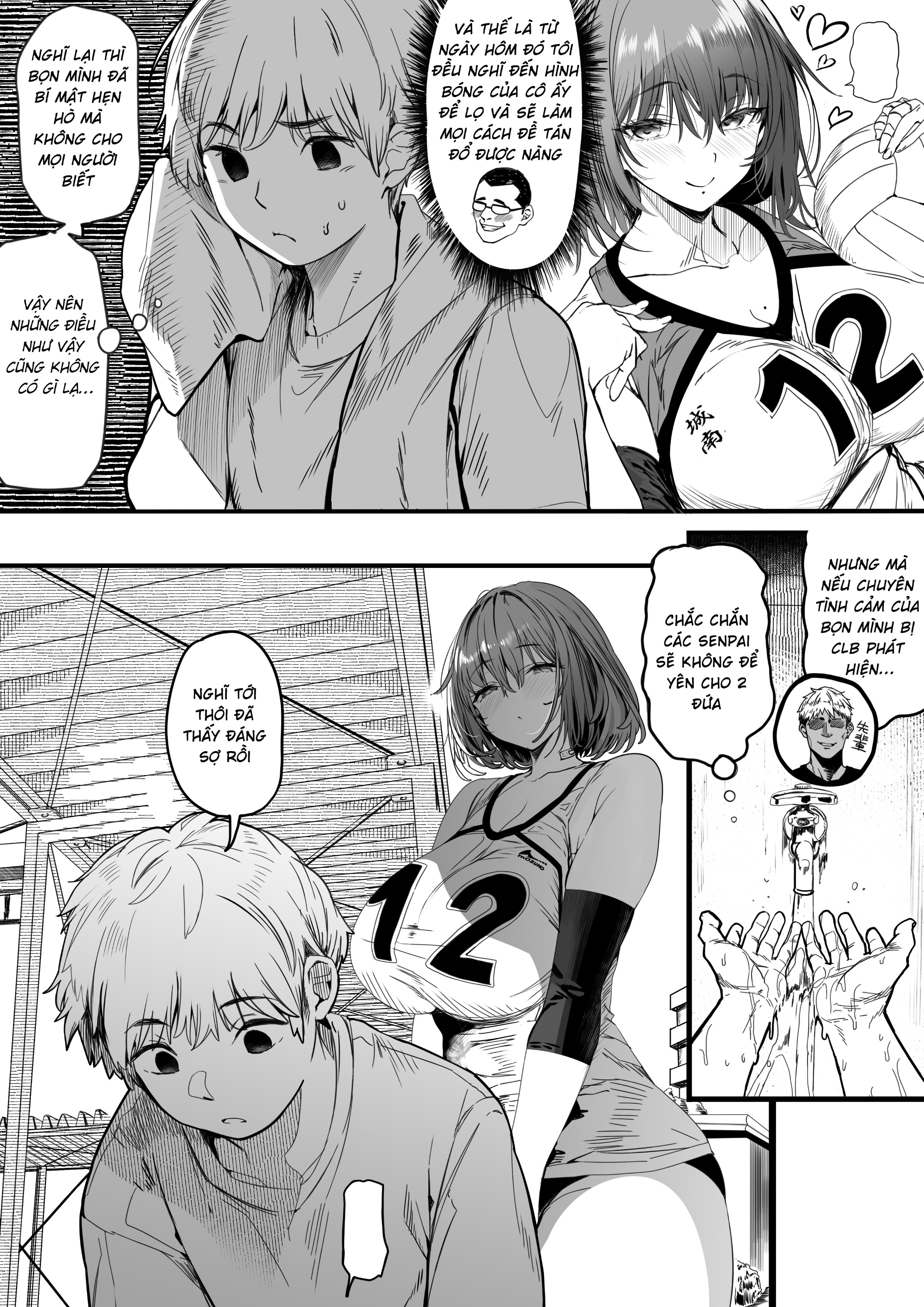 HentaiVN.net - Ảnh 6 - Koushinchou Volley-bu no Seisokei Kanojo ga Senpai no Mono ni Natte Shimau Ichibushijuu - Chap 2