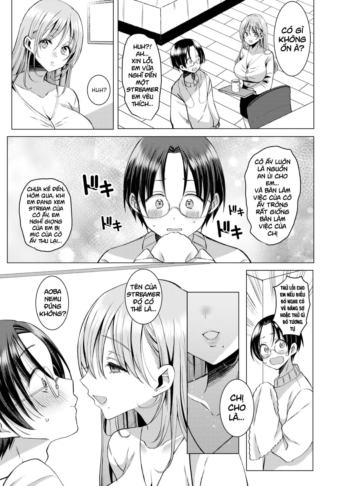 HentaiVN.net - Ảnh 7 - Nobody Told Me My Oshi Was Licking My Ear From Next Door! - Oneshot