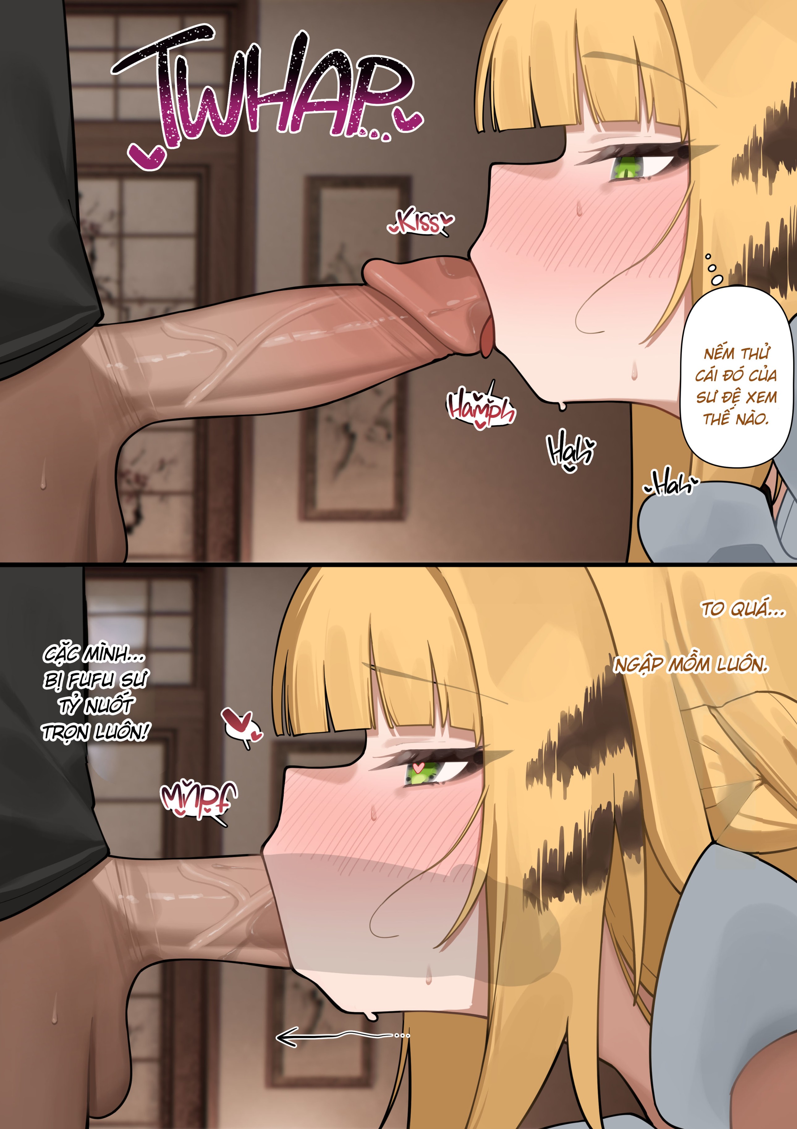 HentaiVN.net - Ảnh 7 - Ju Fufu Senpai to Ichaicha Shiyou - Oneshot