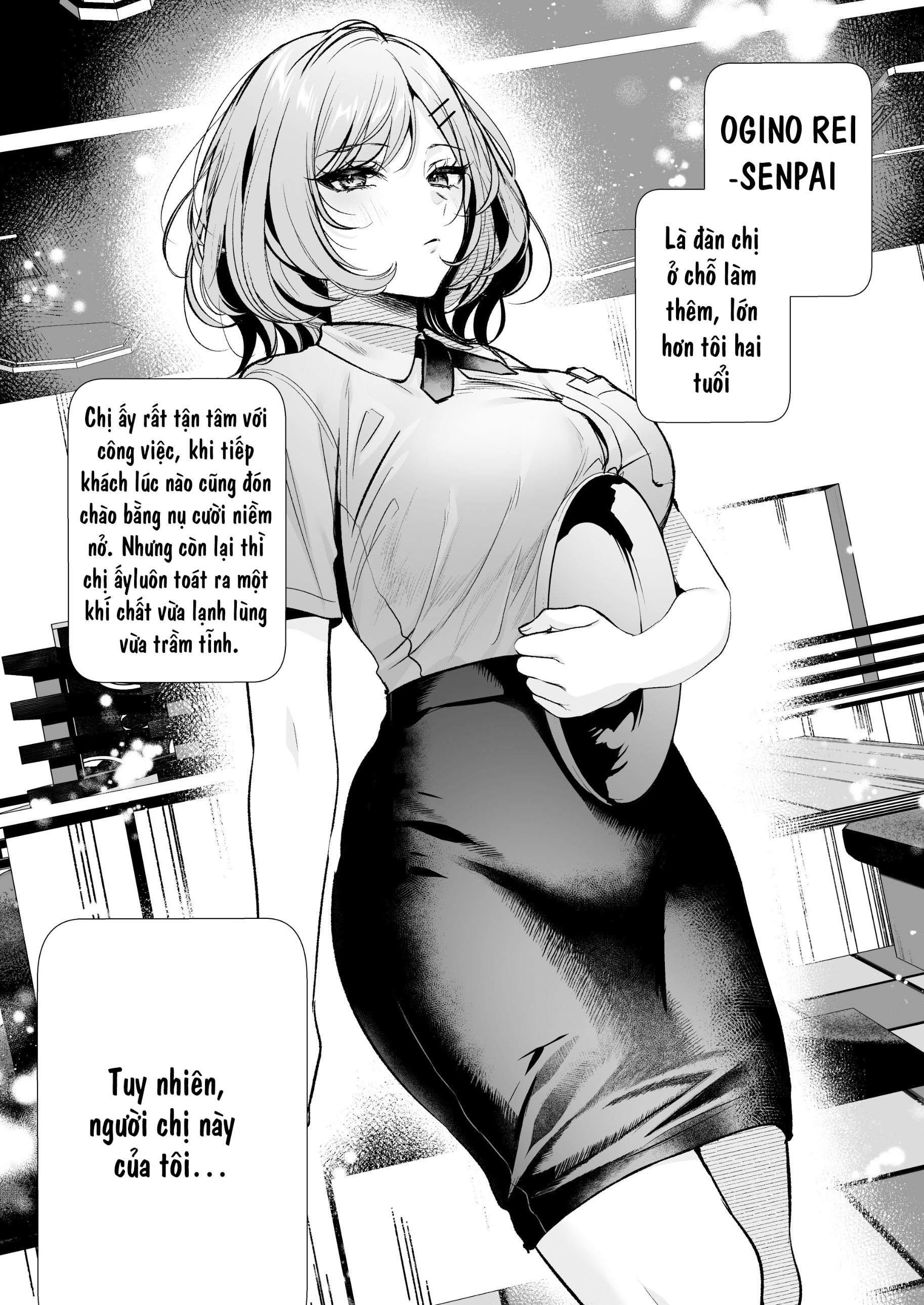 HentaiVN.net - Ảnh 6 - Tanomeba Yarasete Kureru Cool na Senpai Ogino-san. - Oneshot
