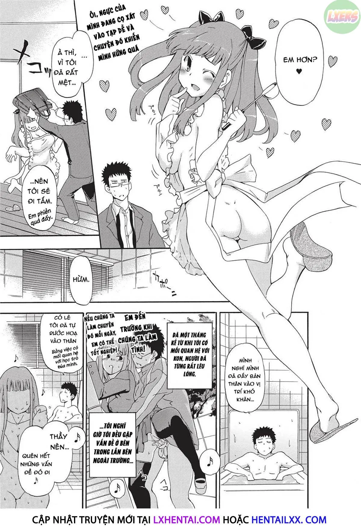 HentaiVN.net - Ảnh 6 - Trembling Lips - Chap 4