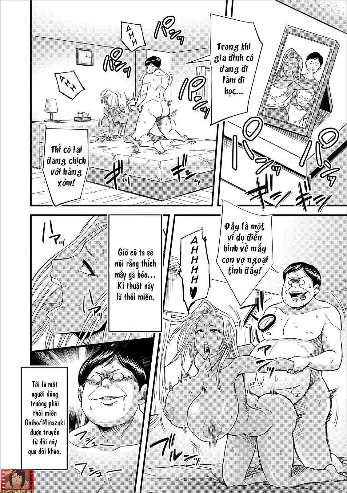 HentaiVN.net - Ảnh 6 - Nhà thôi miên béo ú và cô vợ trẻ - Oneshot