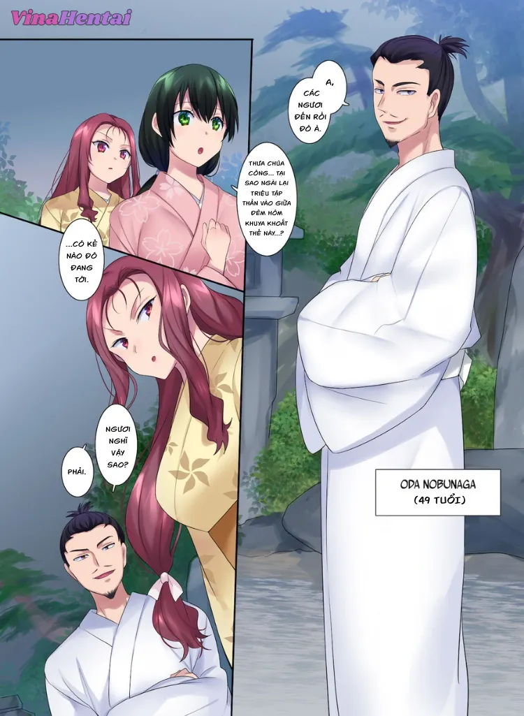 HentaiVN.net - Ảnh 6 - Sự biến đổi của Honnoji ~Nobunaga bị biến thành một cô gái - Oneshot