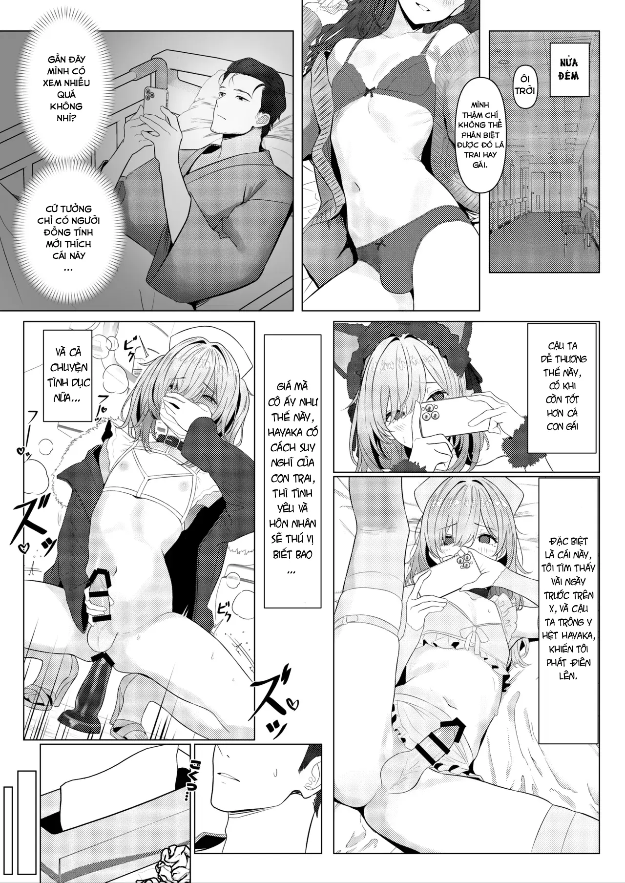 HentaiVN.net - Ảnh 7 - Hồ sơ bệnh án nữ hóa của Hayato-sensei-Phần bệnh viện - Chap 1
