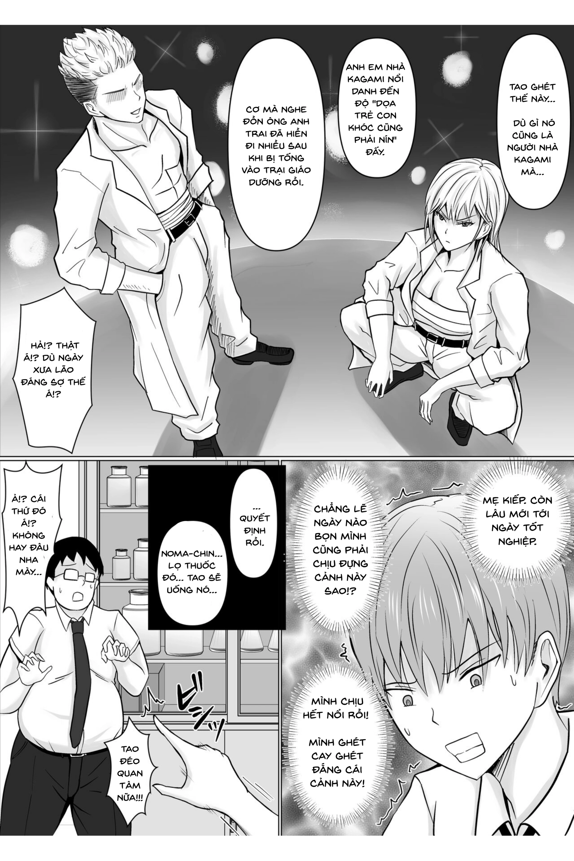 HentaiVN.net - Ảnh 7 - Tôi Nhập Hồn Vào Cô Nàng Yankee (Đầu Gấu) Trong Lớp - Chap 1