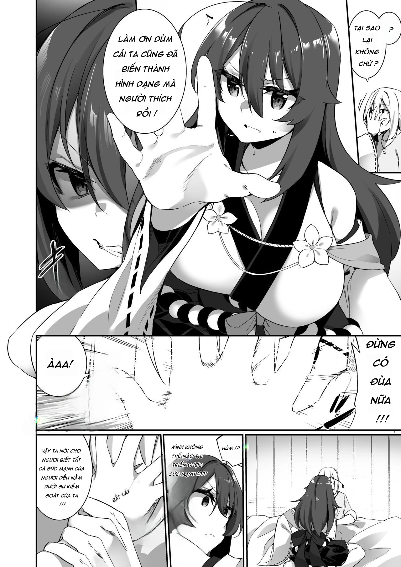 HentaiVN.net - Ảnh 7 - TS Miko-san wa Aragaitai! - Oneshot