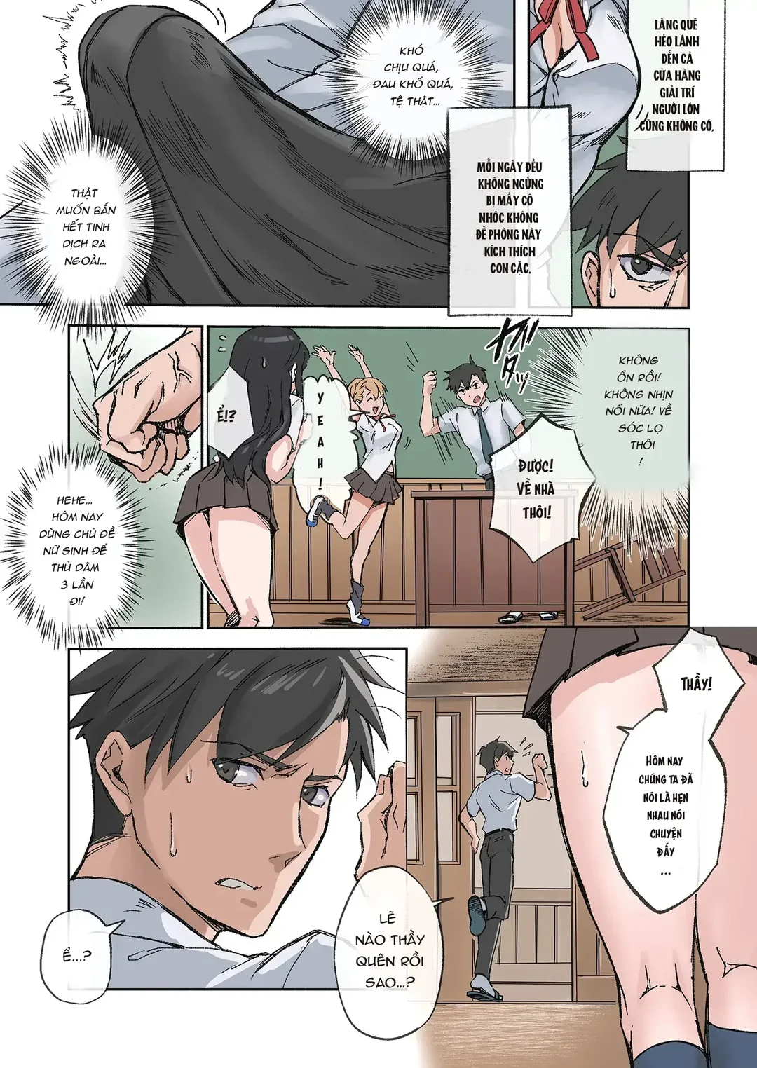 HentaiVN.net - Ảnh 6 - Những ngày thác loạn cùng cô gái vùng quê - Oneshot