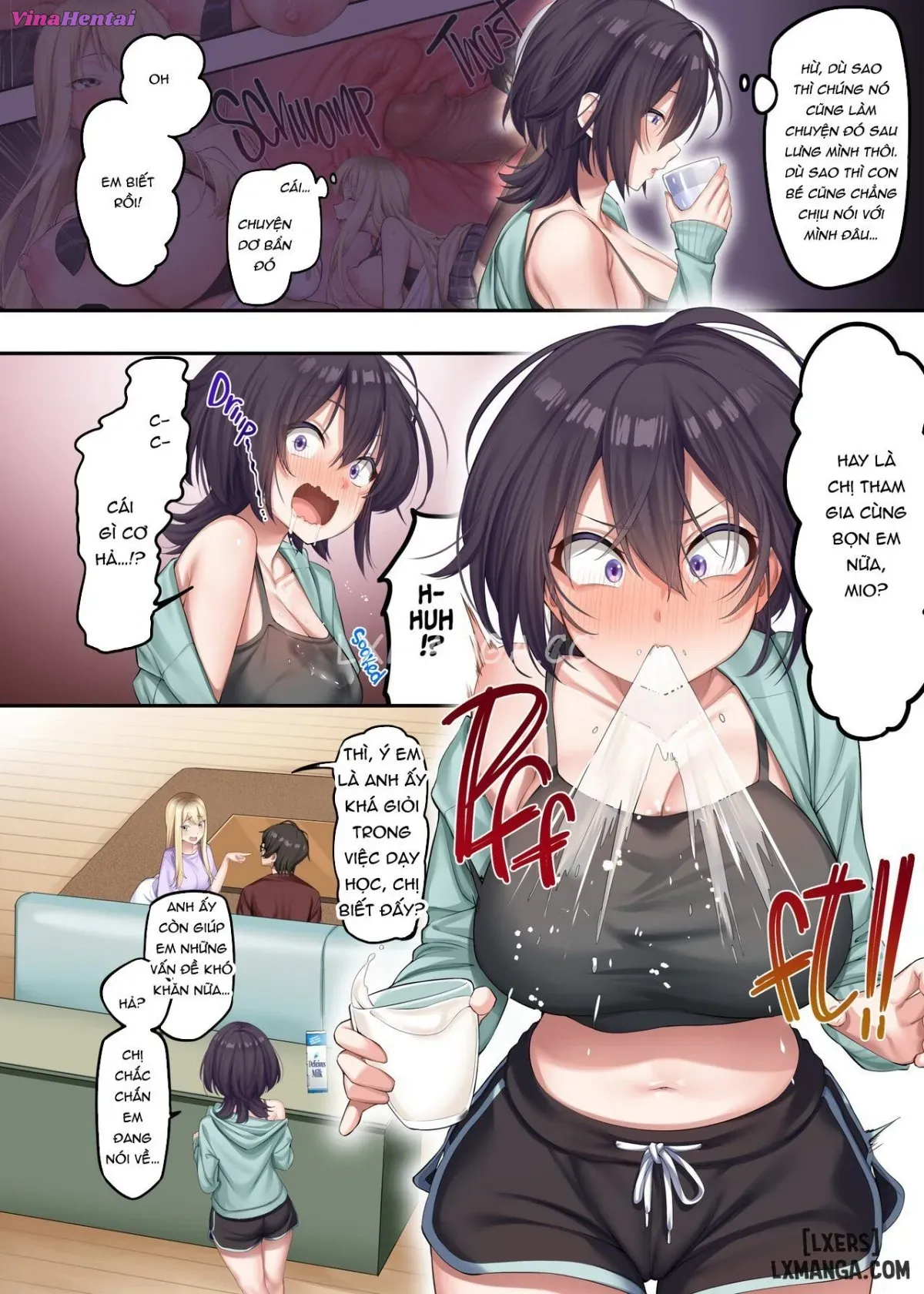 HentaiVN.net - Ảnh 6 - Home Lessons With Sexy Gyarus - Chap 2