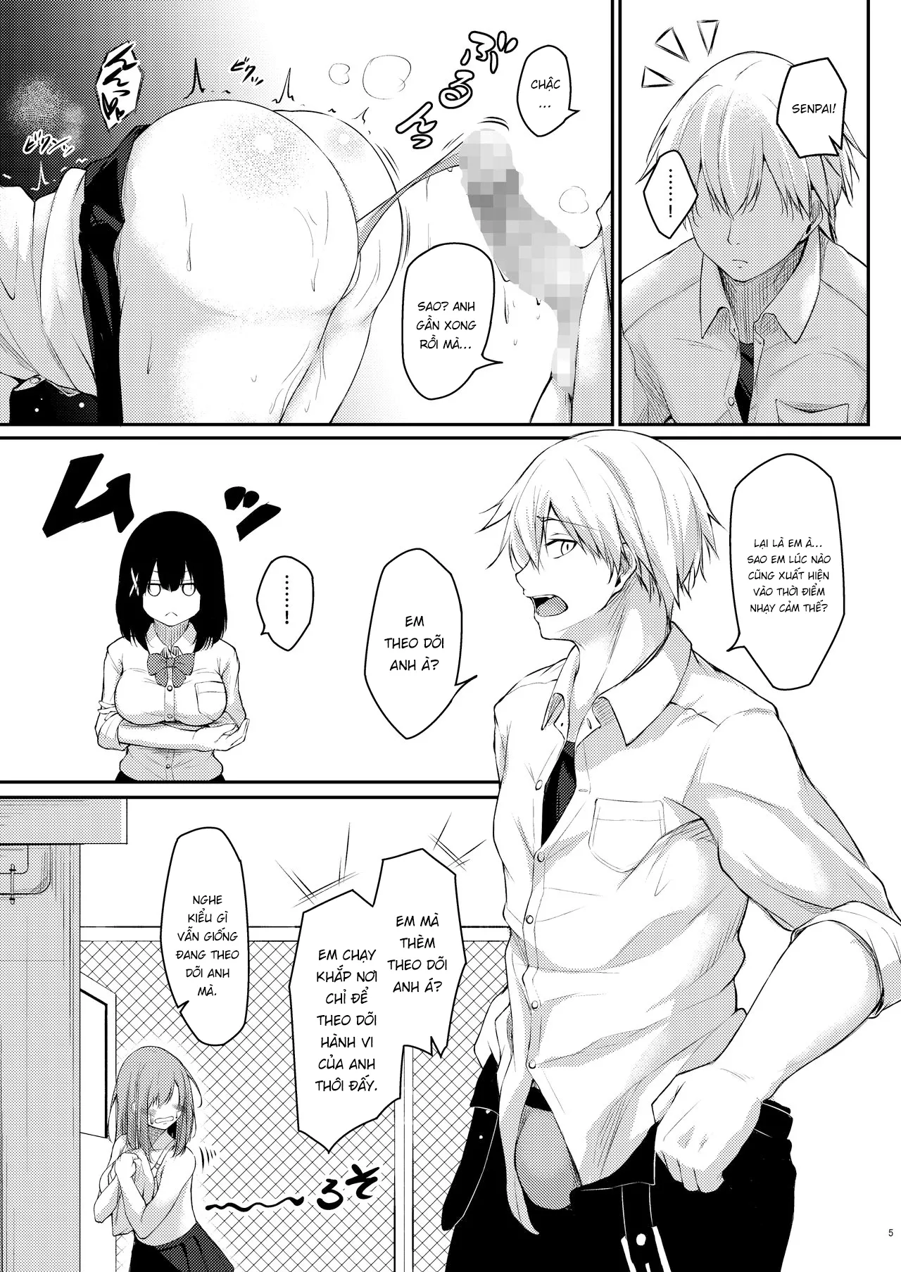 HentaiVN.net - Ảnh 5 - Kouhai Fuukiiin ni Yoru Furyou Senpai no Otoshikata [How to rehabilitate a bad senior by a junior discipline] - Oneshot