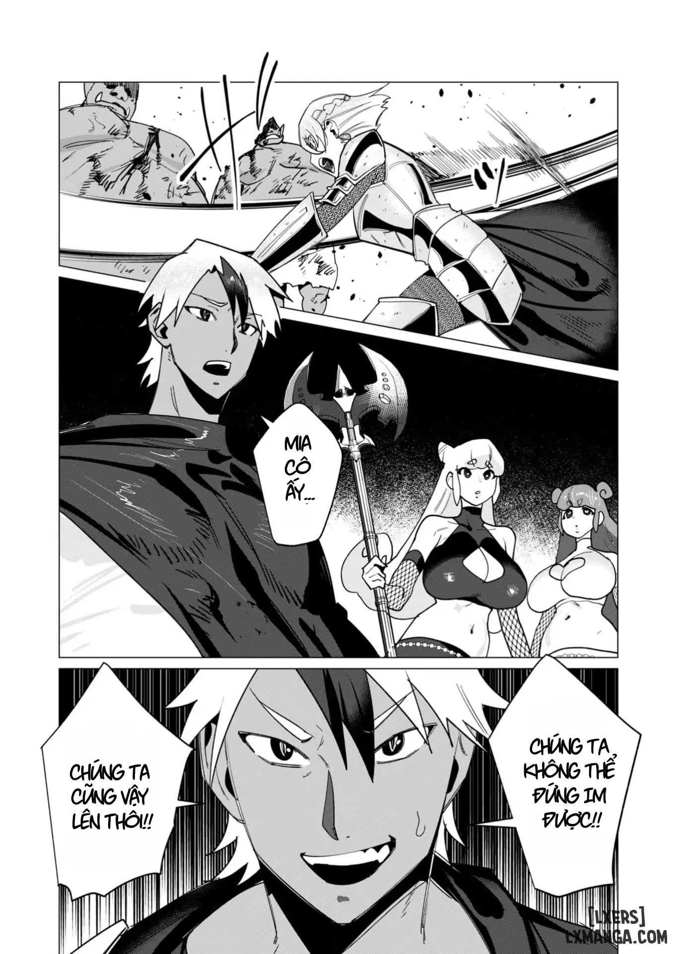 HentaiVN.net - Ảnh 6 - Vị Anh Hùng Muốn “Vợ Người Ta” Làm Phần Thưởng - Chap 12 : Dũng Sĩ x Nữ Hiệp Sĩ x Orc King(Phần 3)