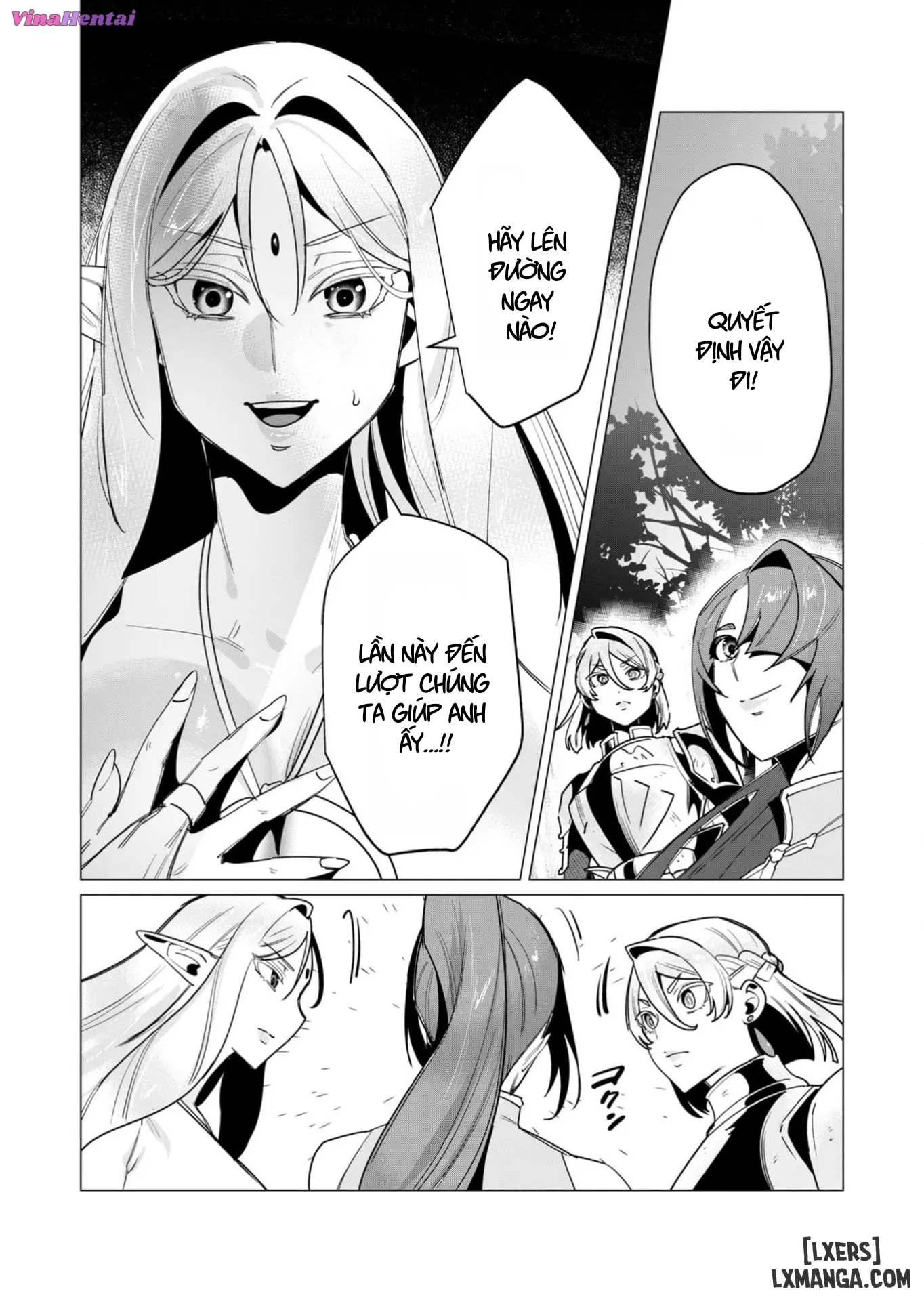 HentaiVN.net - Ảnh 6 - Vị Anh Hùng Muốn “Vợ Người Ta” Làm Phần Thưởng - Chap 15 : Dũng Sĩ và lời nguyền Dark Elf (Phần 2)