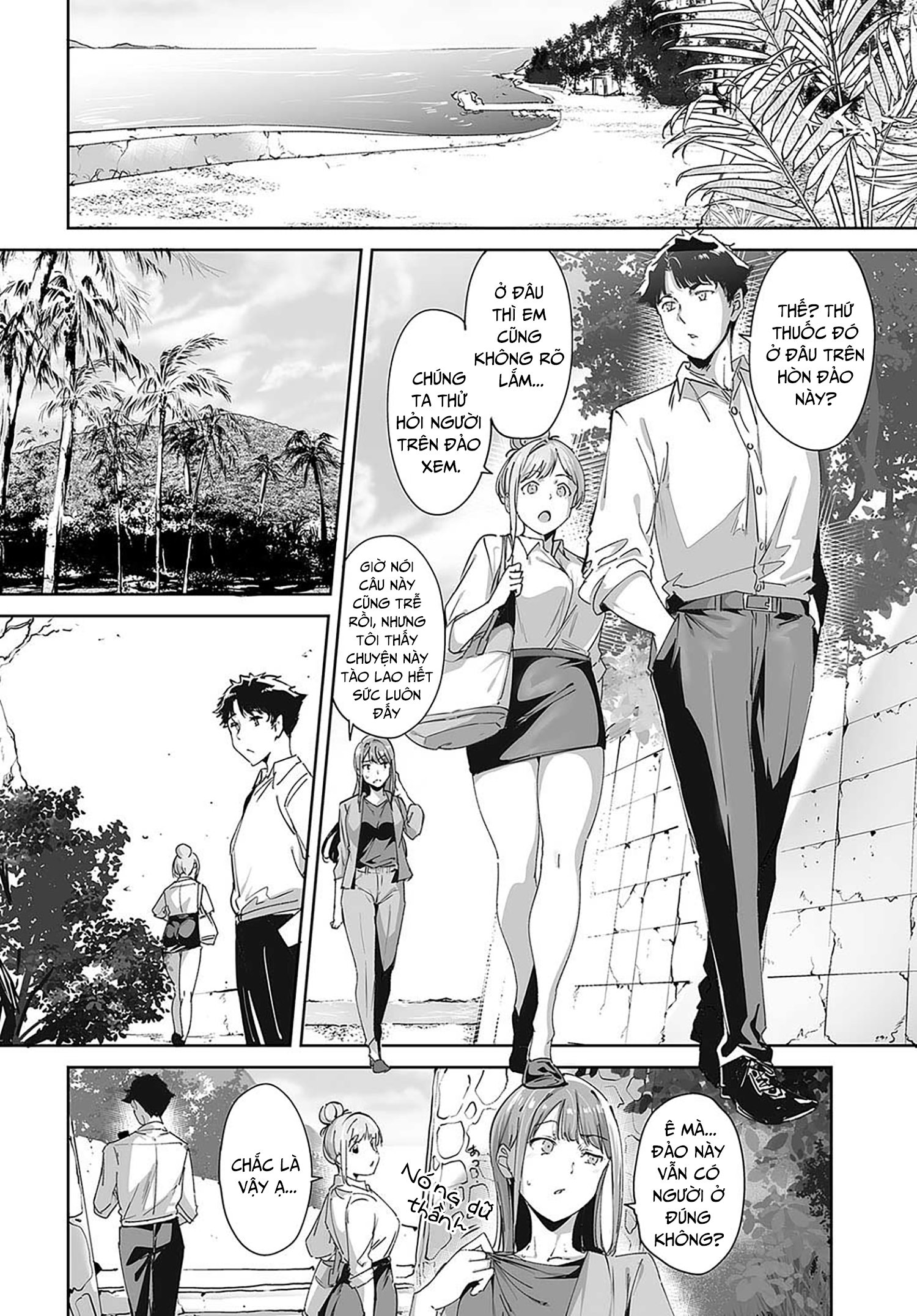 HentaiVN.net - Ảnh 8 - Hòn đảo phi luân lý - Chap 1: Bị 2 chị em trên đảo dụ dỗ.