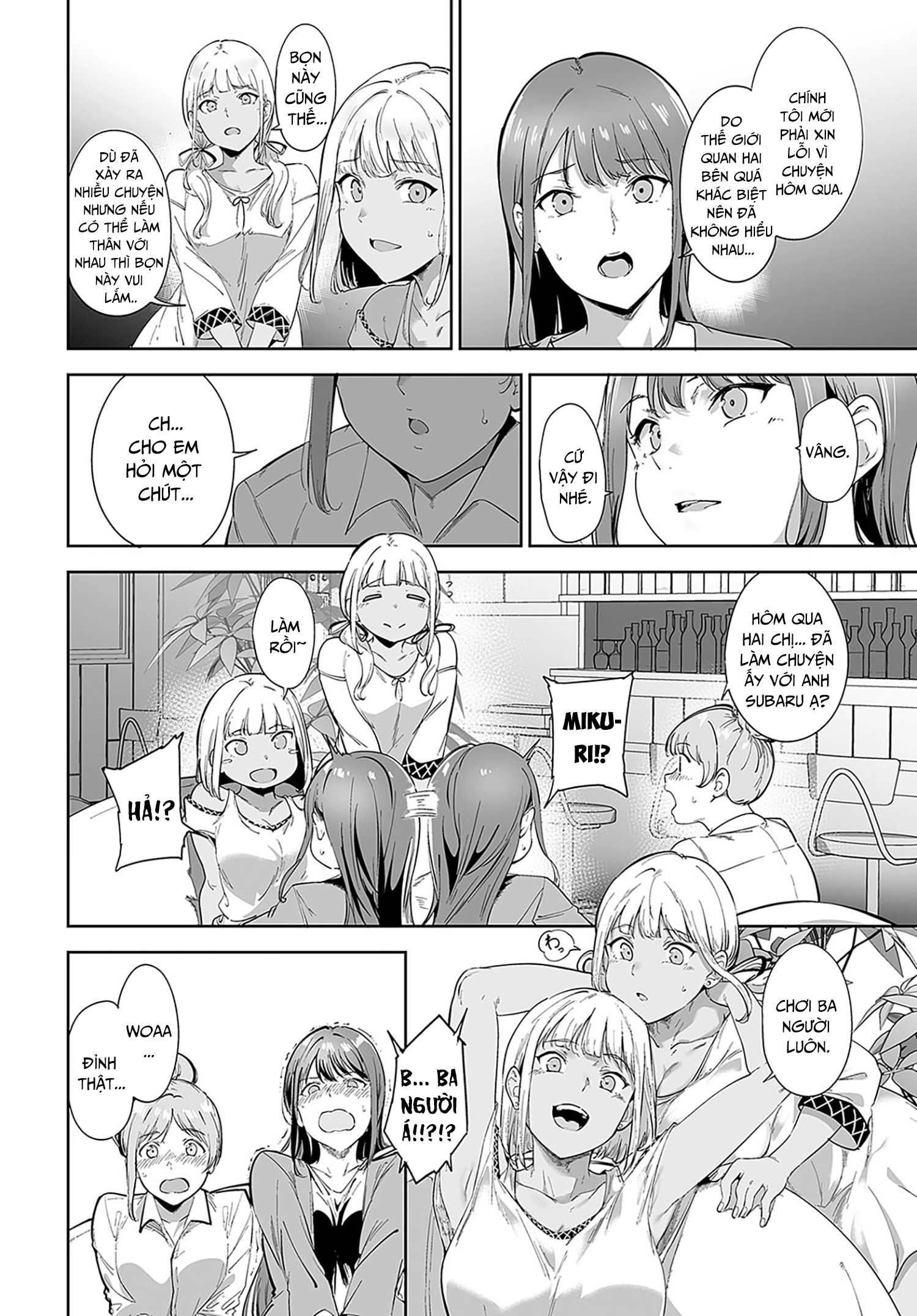 HentaiVN.net - Ảnh 7 - Hòn đảo phi luân lý - Chap 2: Yuri 4 người + Quý bà săn chim.
