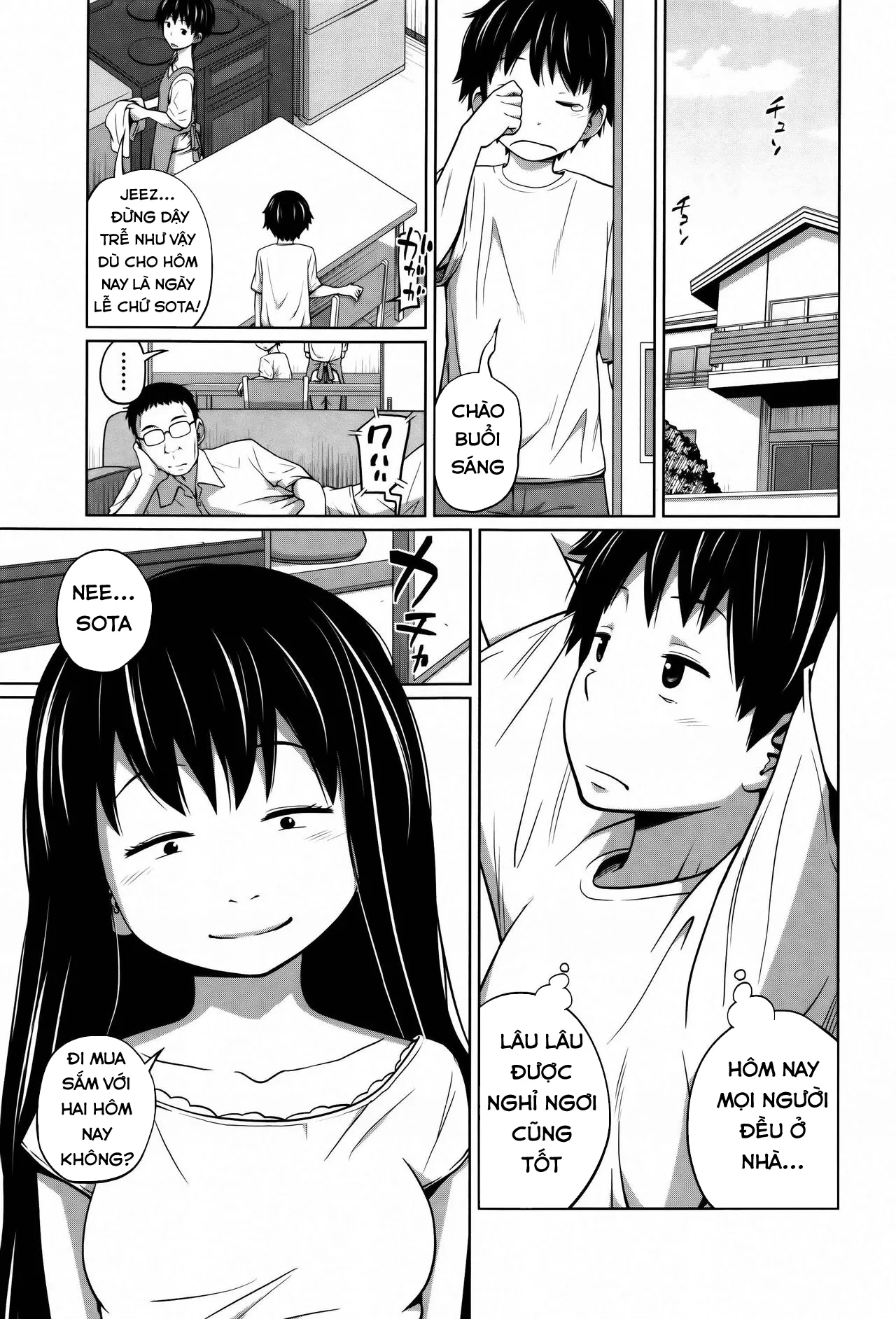 HentaiVN.net - Ảnh 6 - Chị Hai của tôi [Daily Sisters] - Chap 3