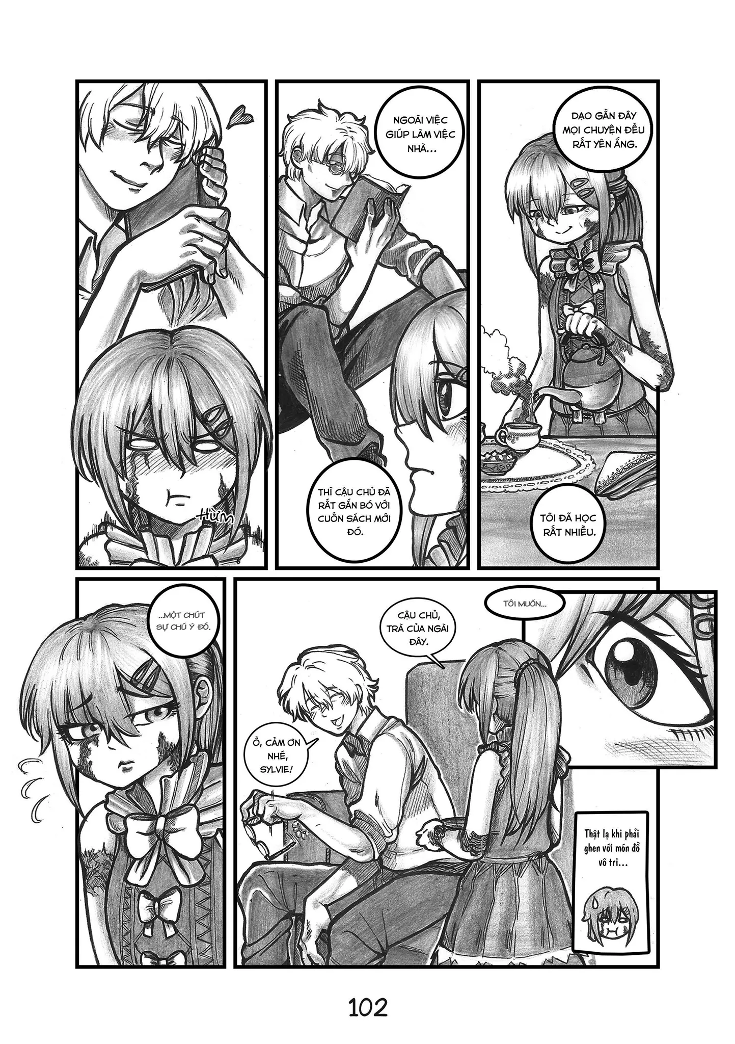 HentaiVN.net - Ảnh 6 - Life With A Slave -Teaching Feeling - 7_chaper-7