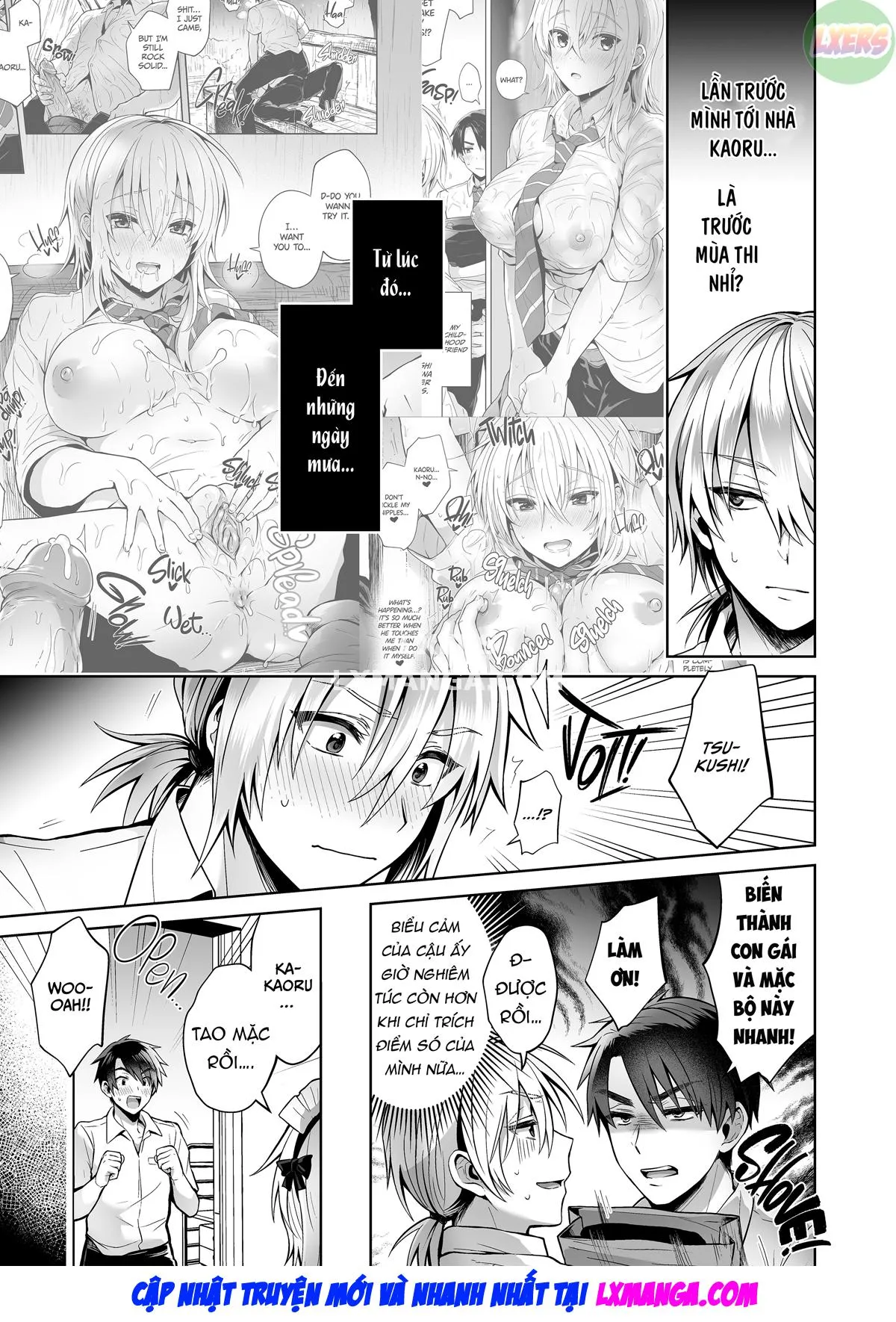 HentaiVN.net - Ảnh 6 - Ore No Shinyuu Wa TS (Seitenka) Taishitsu - Chap 2