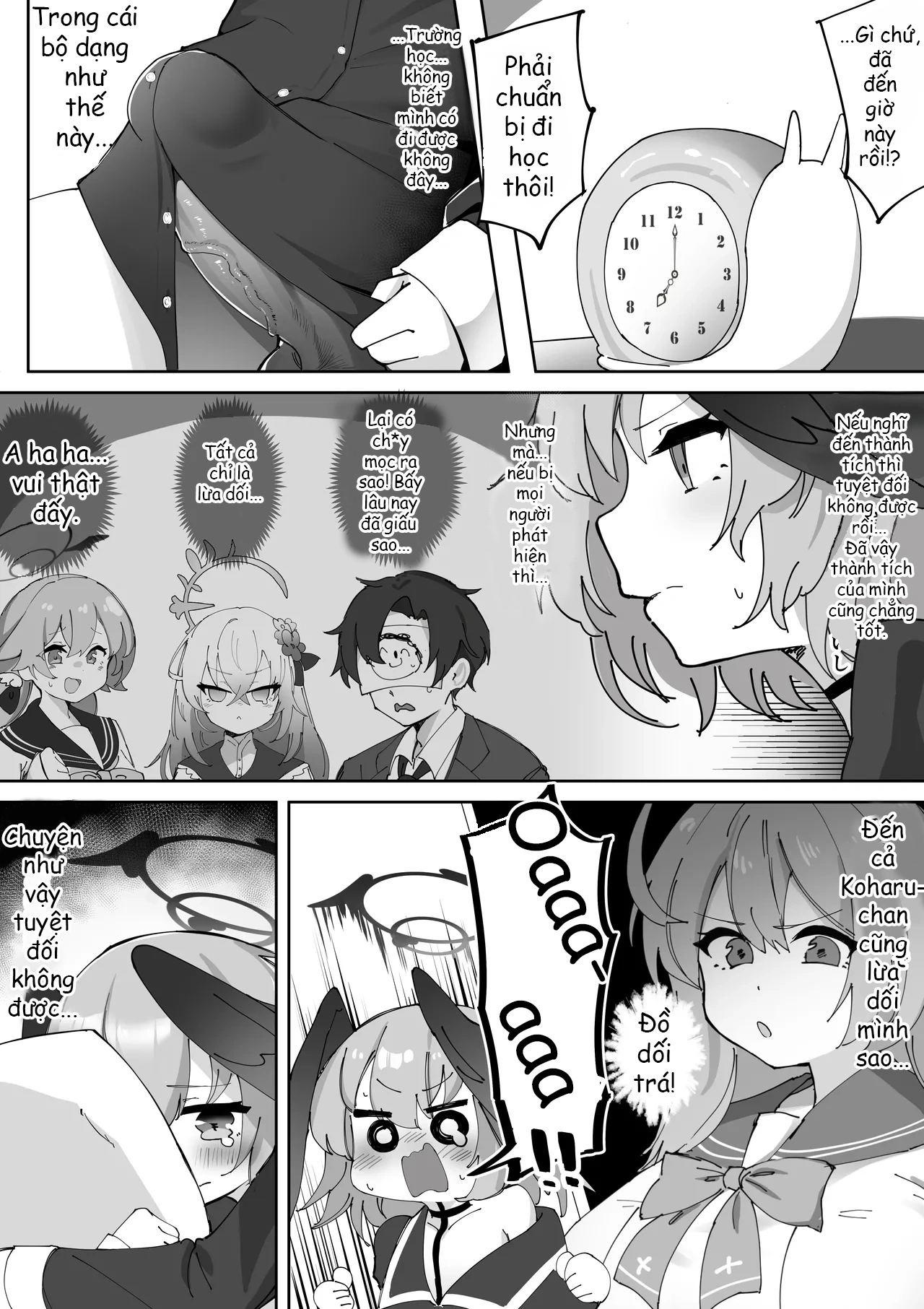 HentaiVN.net - Ảnh 7 - Futanari Koharu-chan vs Hanako-chan Manga - Chap 1